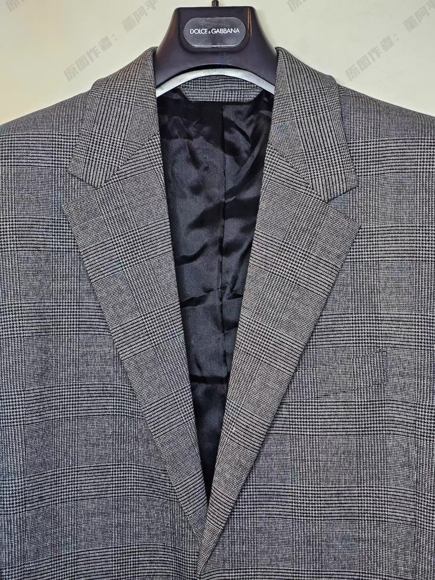 Balenciaga Gray Checkered Tailored Blazer Size US M / EU 48-50 / 2 - 2 Thumbnail