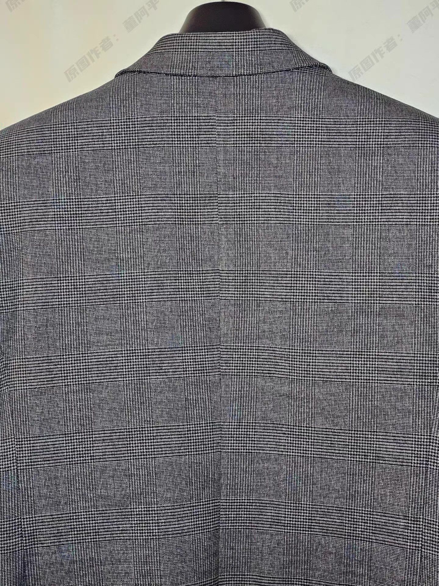 Balenciaga Gray Checkered Tailored Blazer Size US M / EU 48-50 / 2 - 4 Thumbnail