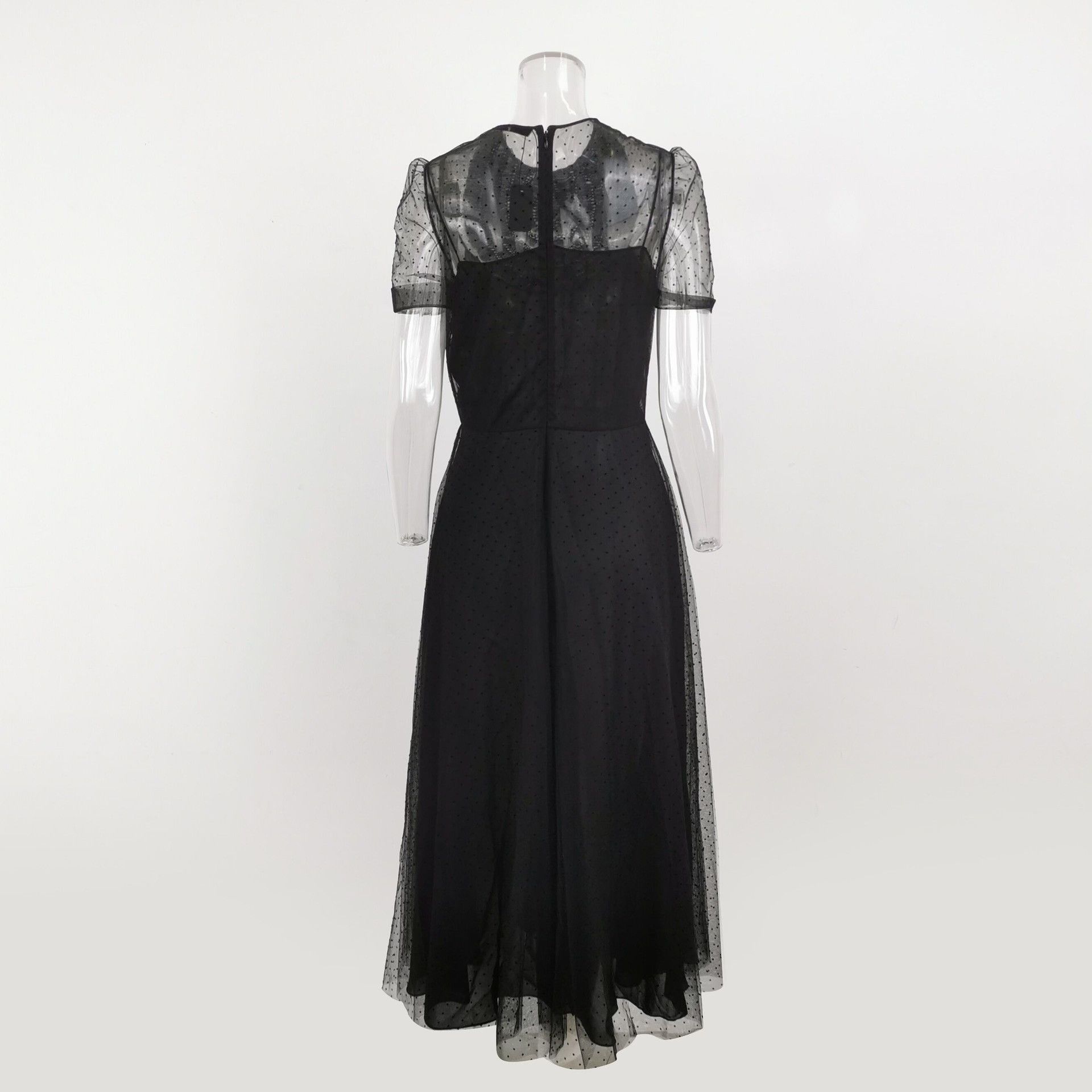 Dior Dior Polka Dot Puff Sleeve Long Dress US8 Size M / US 6-8 / IT 42-44 - 3 Thumbnail