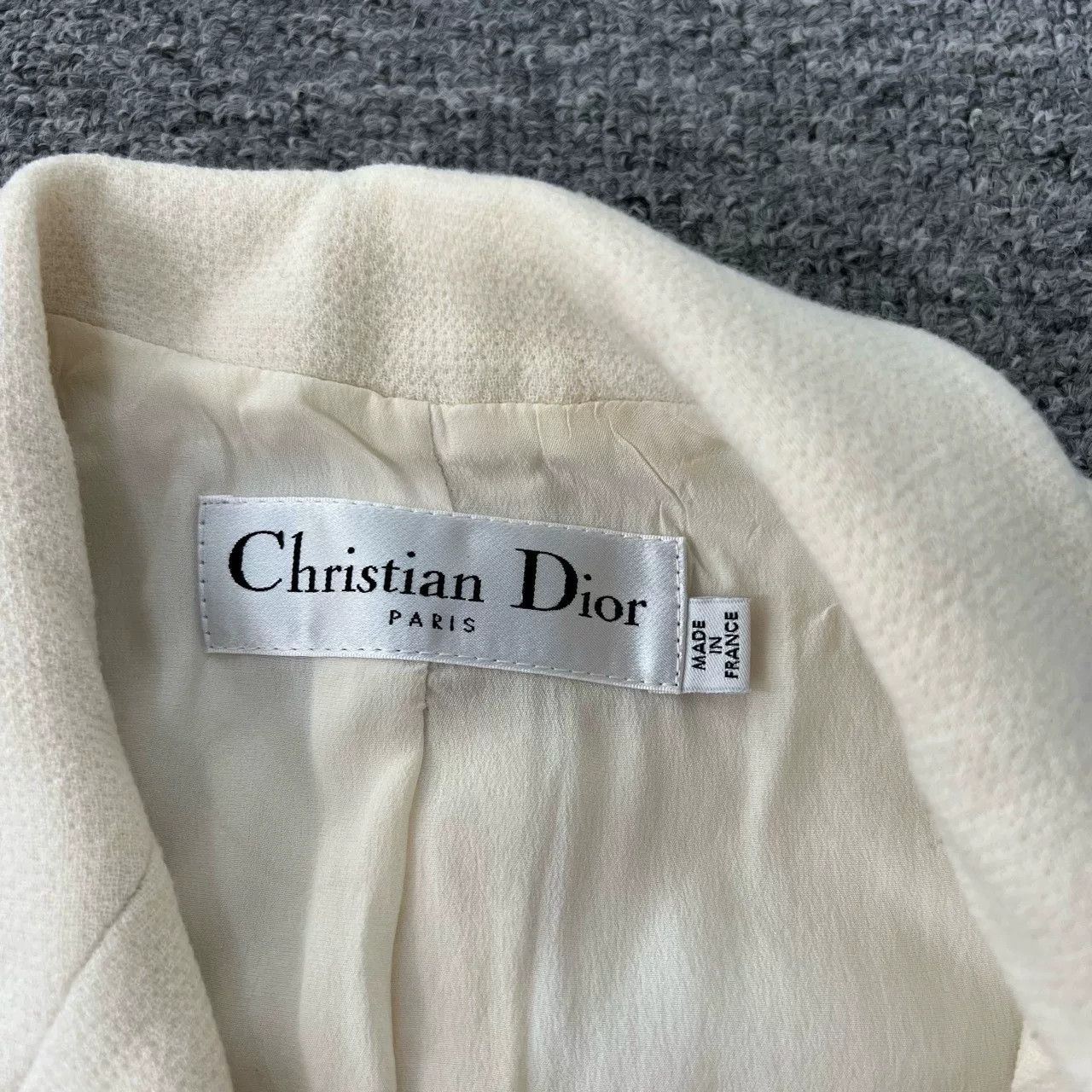 Dior Dior Off-White Sleeveless Dress Size M / US 6-8 / IT 42-44 - 4 Thumbnail