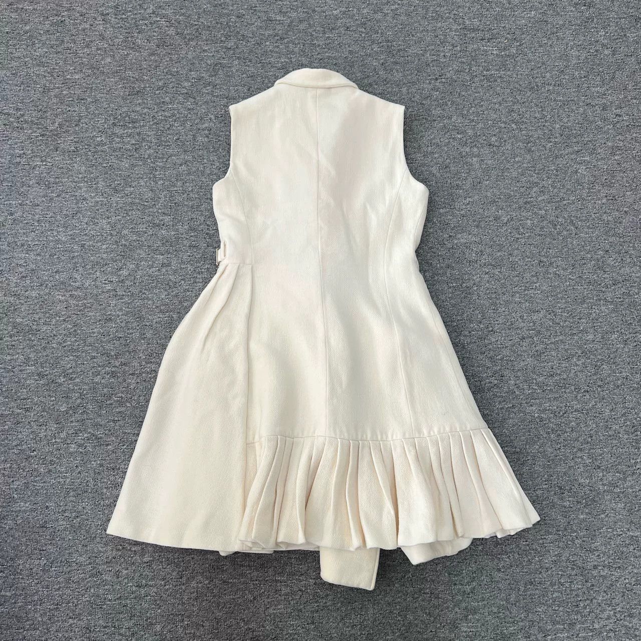 Dior Dior Off-White Sleeveless Dress Size M / US 6-8 / IT 42-44 - 2 Thumbnail