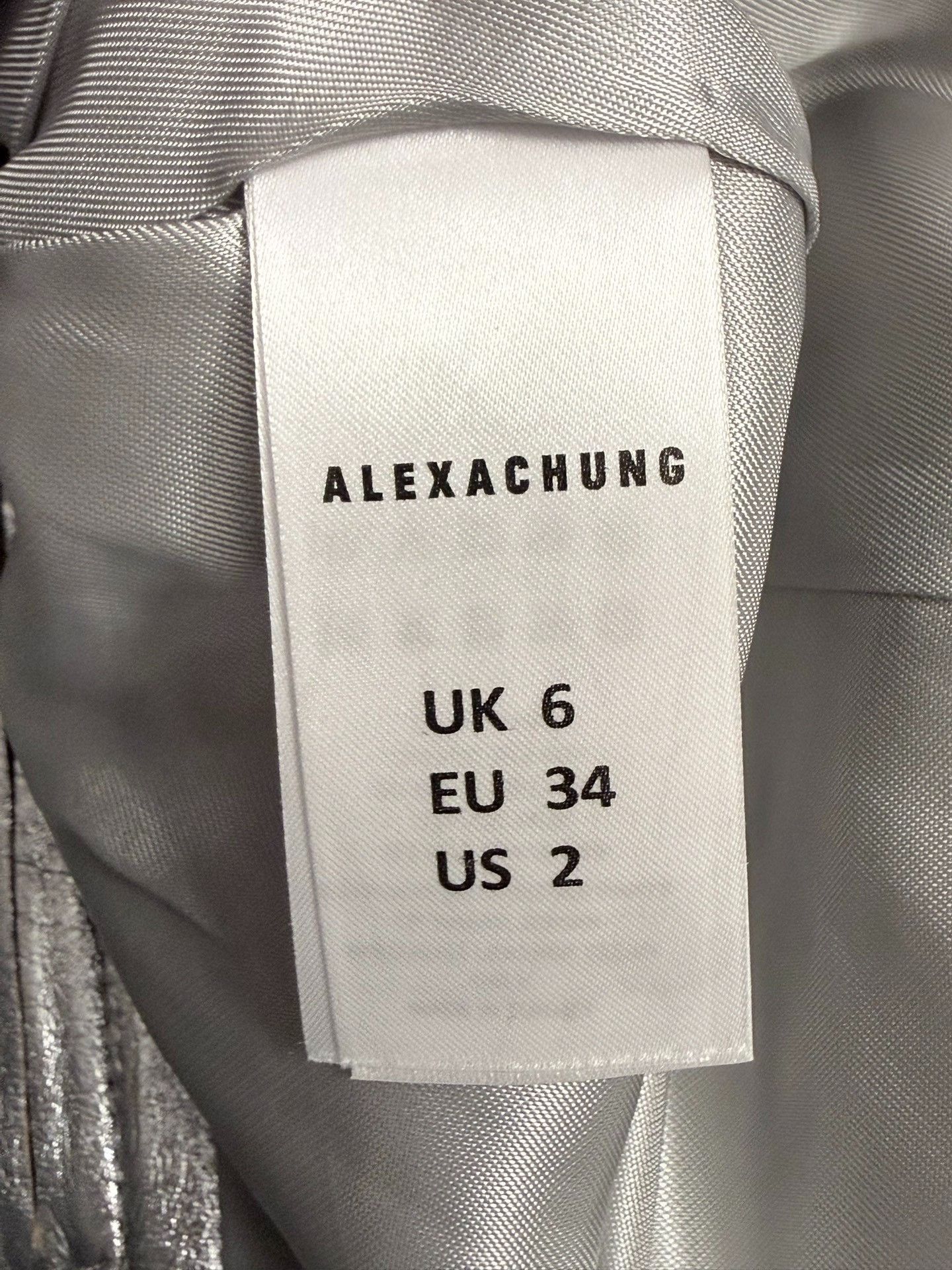 Alexa Chung ALEXACHUNG Metallic Leather Dress Size M / US 6-8 / IT 42-44 - 5 Thumbnail