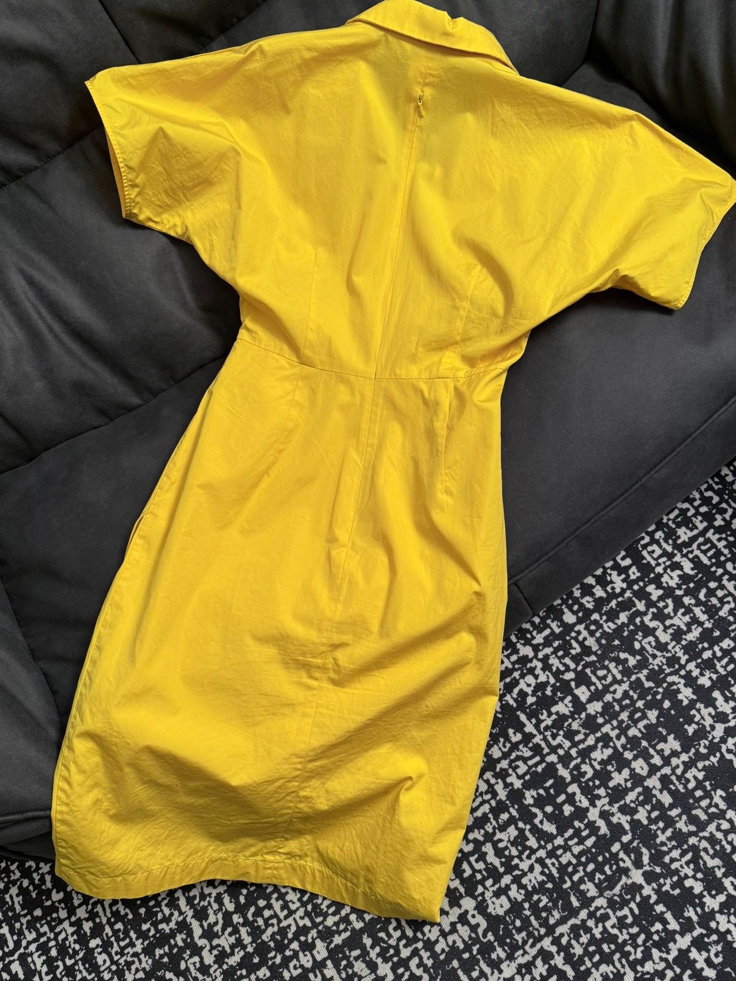 Max Mara MaxMara Yellow Vacation Dress Size M / US 6-8 / IT 42-44 - 2 Thumbnail