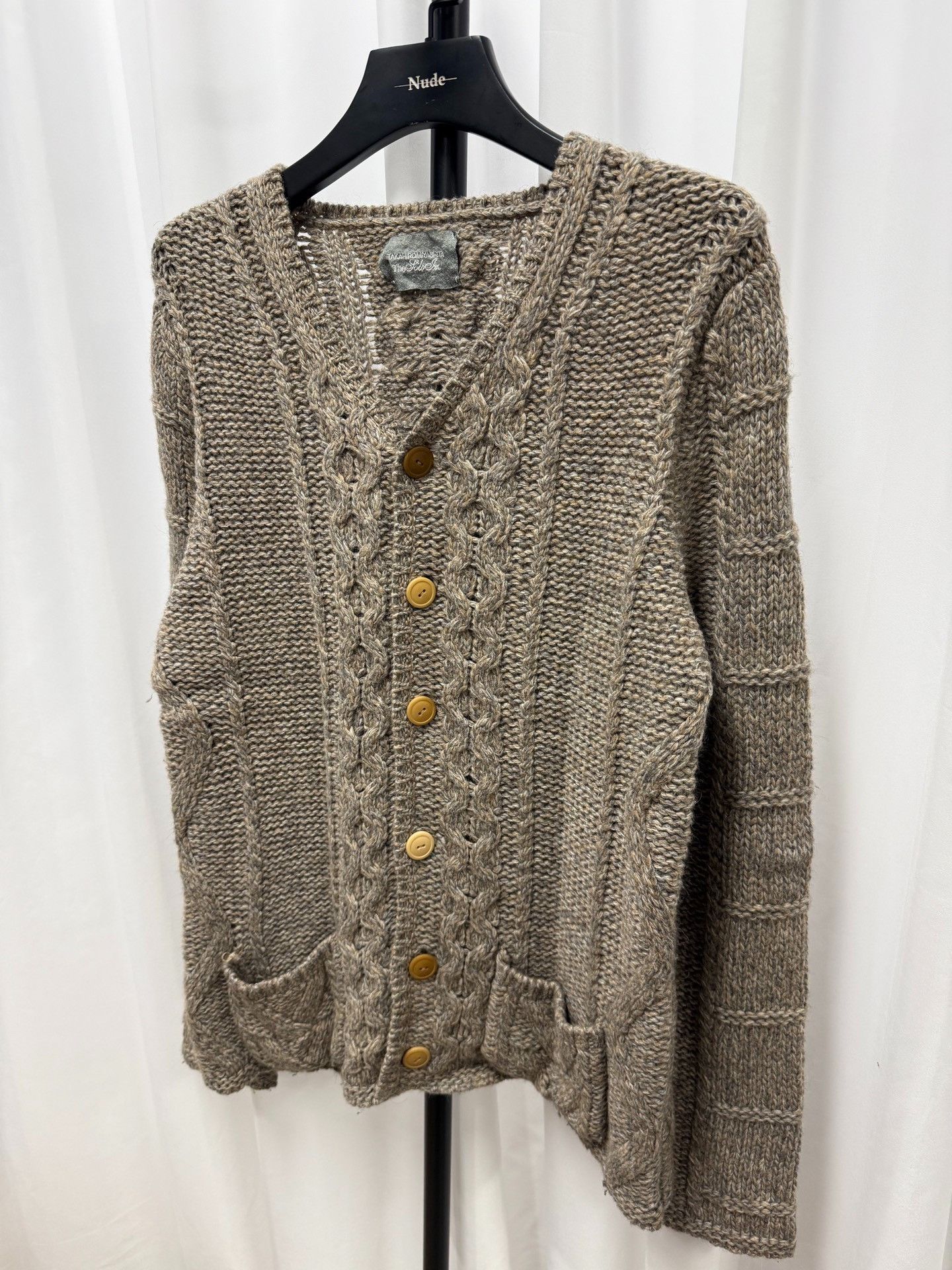 Takahiromiyashita The Soloist. Takahiromiyashita The Soloist Thick Cable Knit Cardigan Size US M / EU 48-50 / 2 - 2 Thumbnail