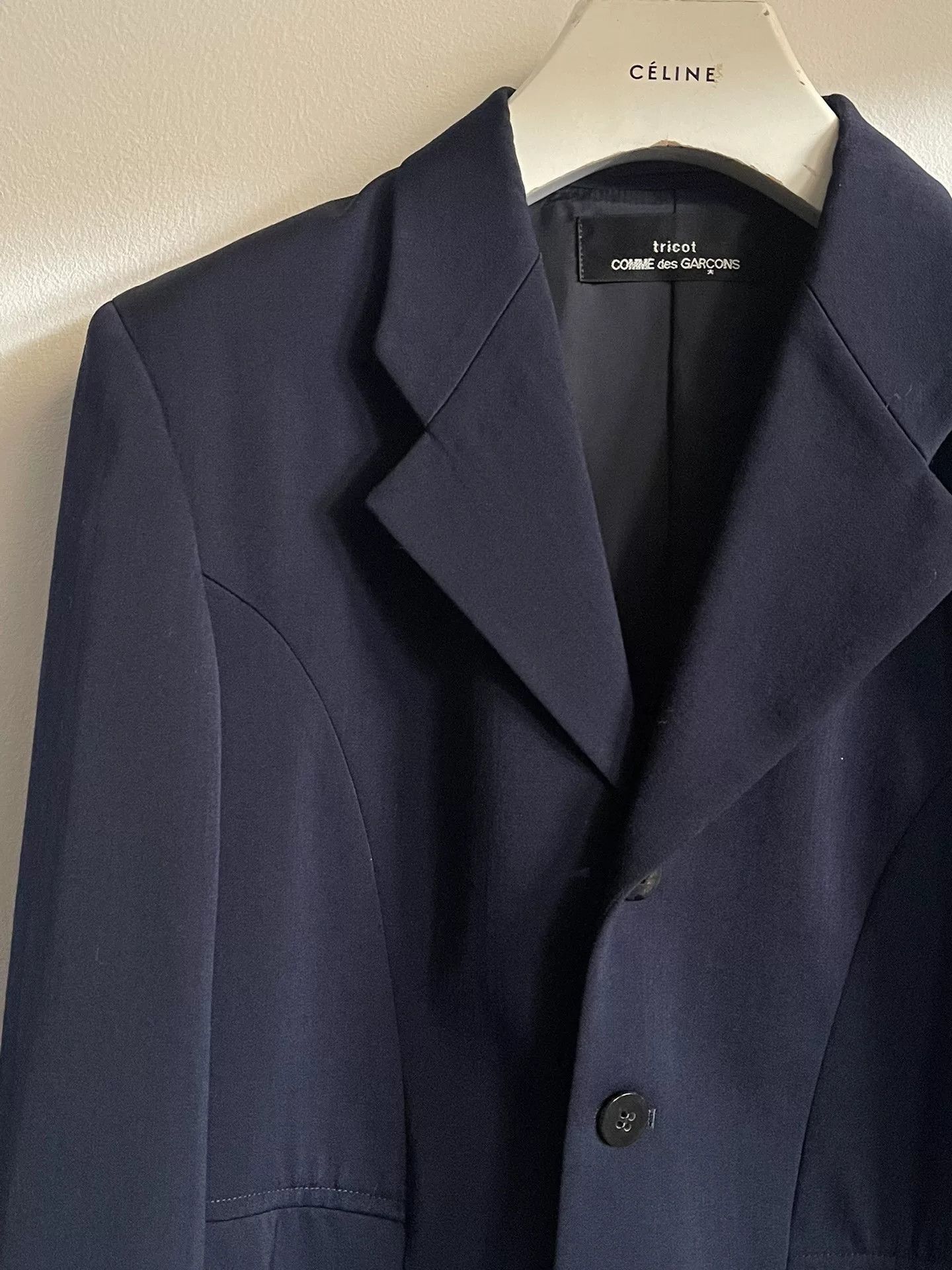 Comme des Garcons COMME des GARÇONS 1998 Vintage Short Blazer Size M / US 6-8 / IT 42-44 - 2 Thumbnail