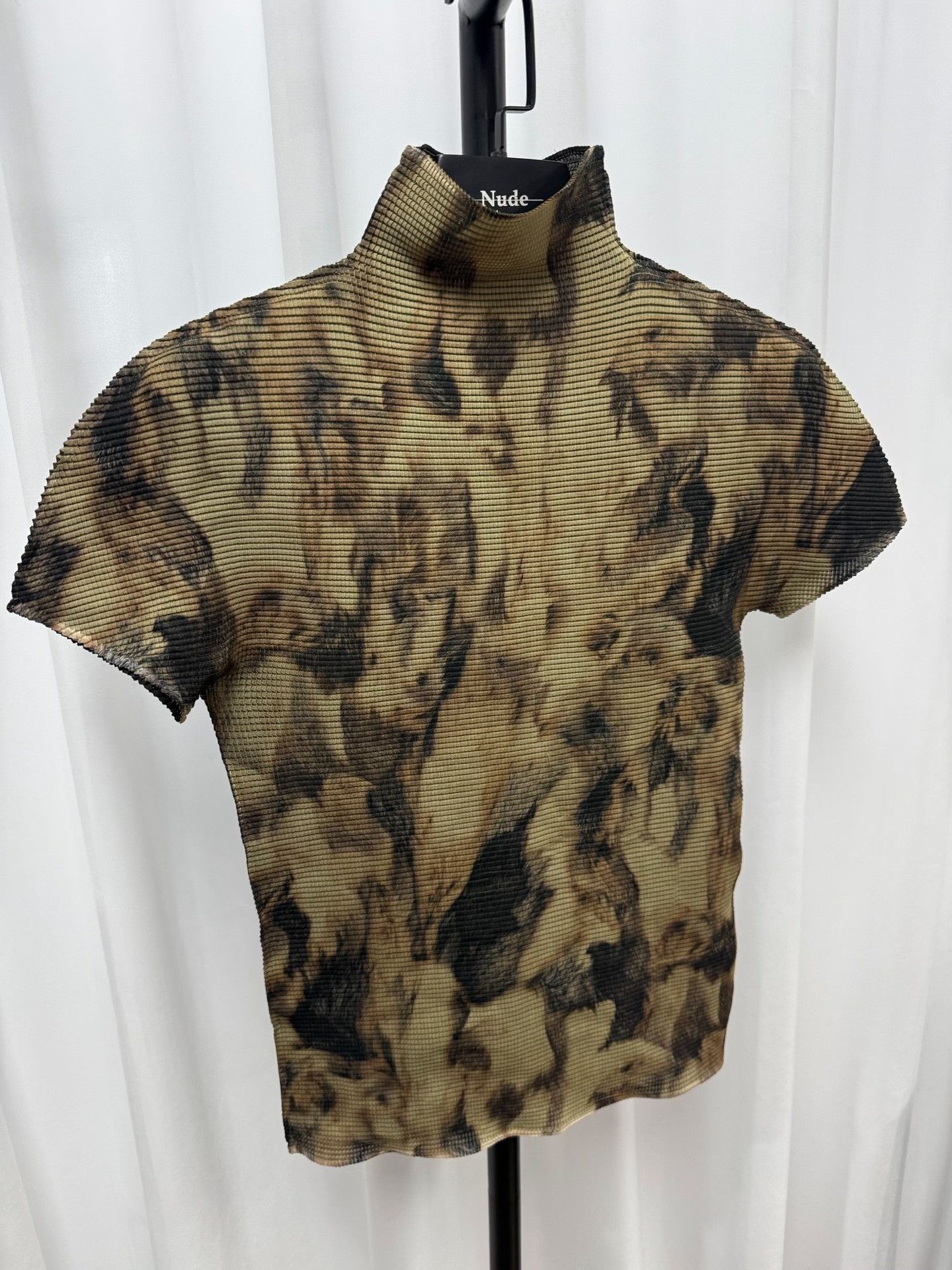 Issey Miyake Issey Miyake Fete Tie-Dye Turtleneck Top Size M / US 6-8 / IT 42-44 - 5 Thumbnail