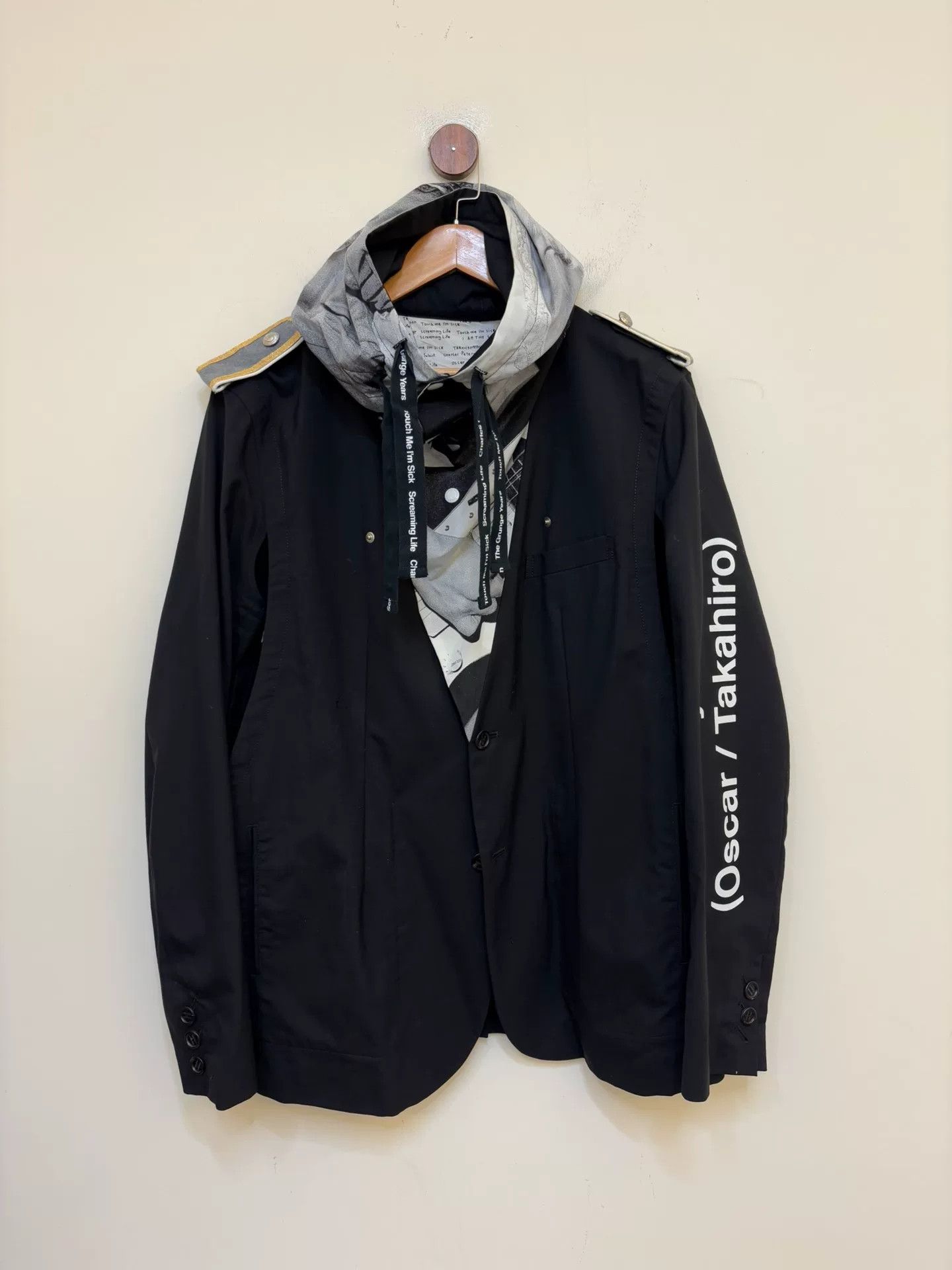 Takahiromiyashita The Soloist. The Soloist Cobain Hooded Blazer Size US M / EU 48-50 / 2 - 2 Thumbnail