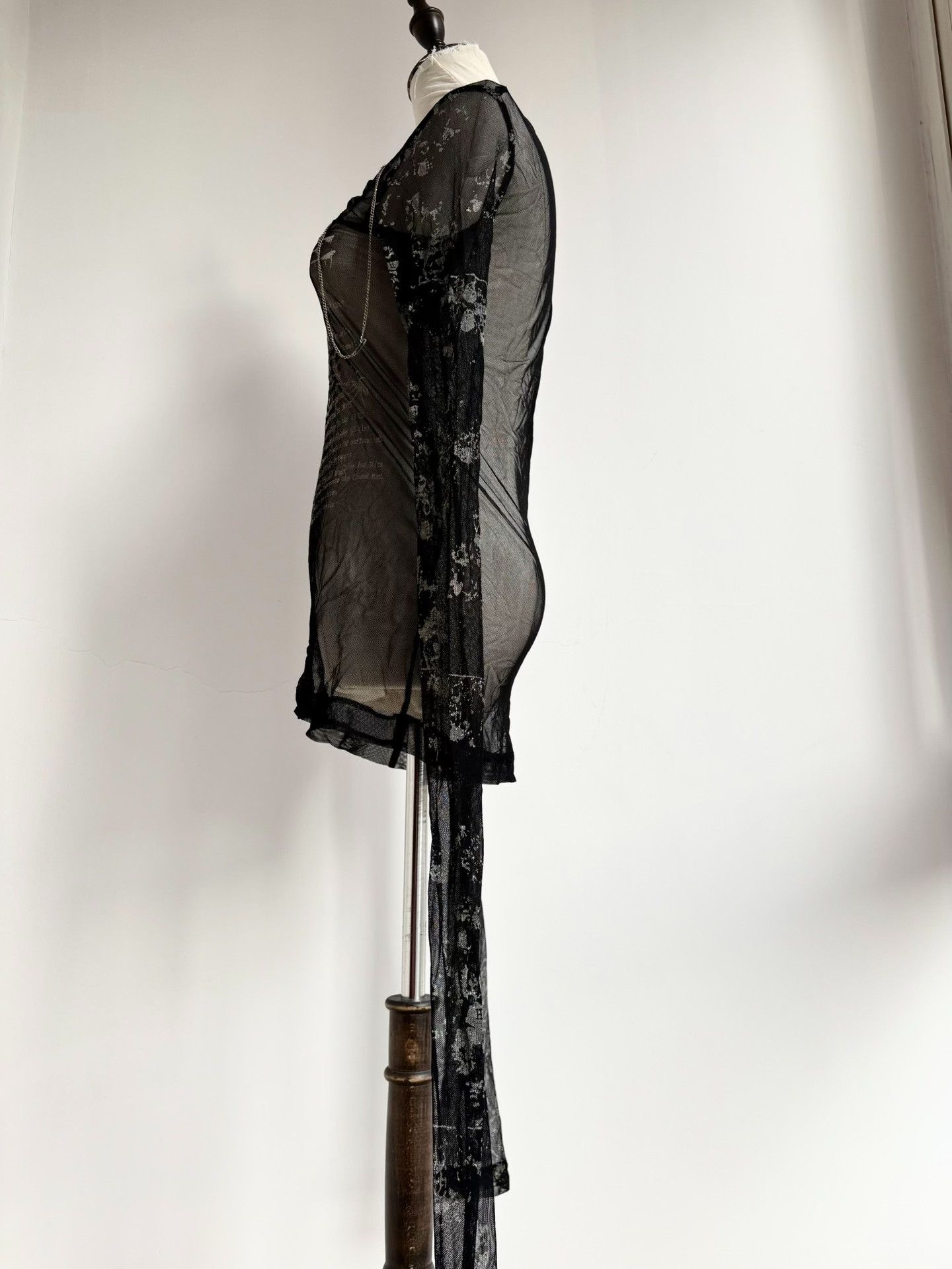 Vivienne Westwood Vintage h.anarchy Black Mesh Top Size M / US 6-8 / IT 42-44 - 5 Thumbnail