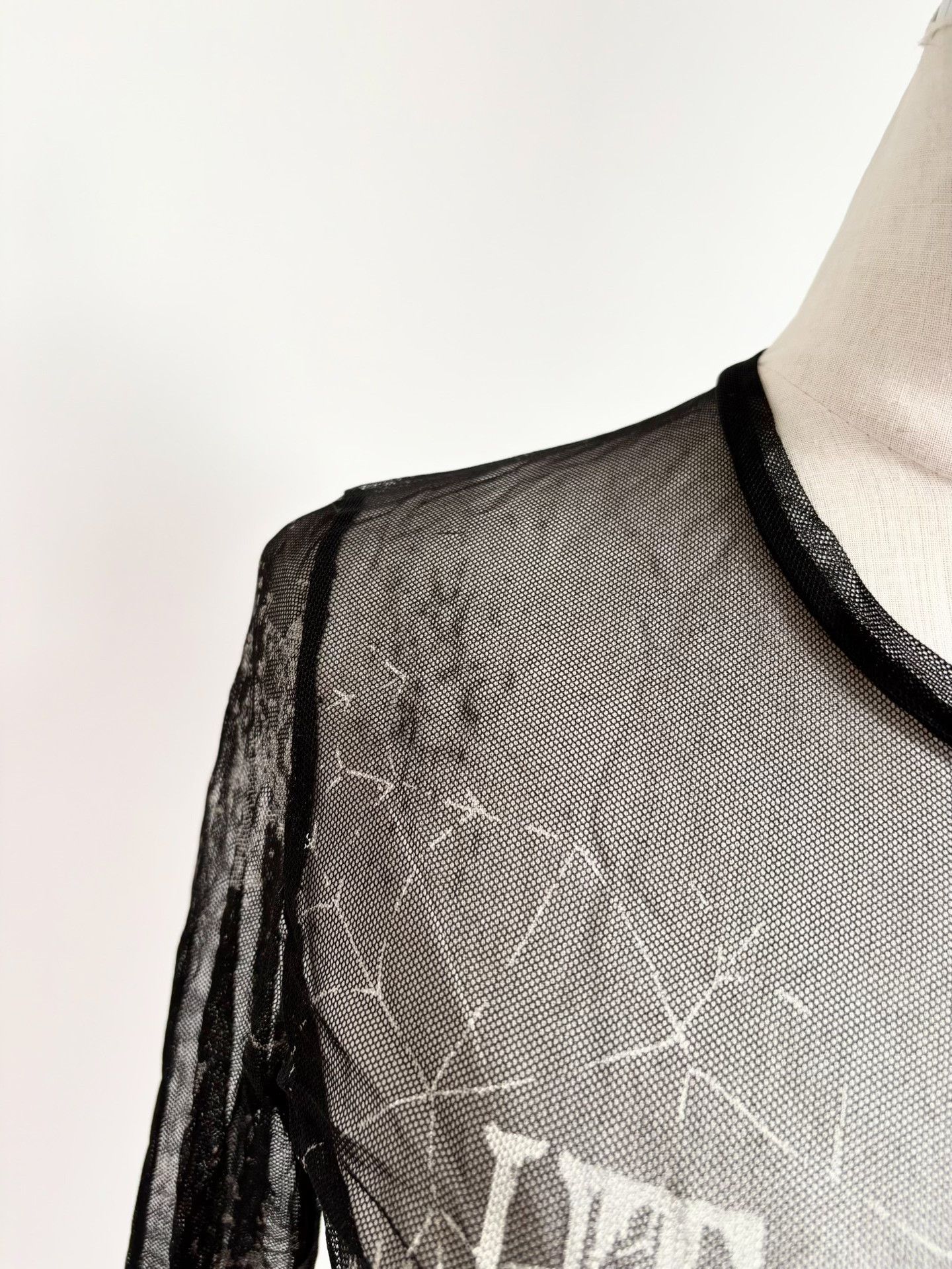 Vivienne Westwood Vintage h.anarchy Black Mesh Top Size M / US 6-8 / IT 42-44 - 3 Thumbnail