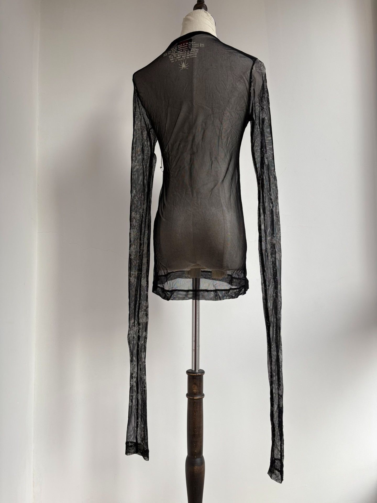 Vivienne Westwood Vintage h.anarchy Black Mesh Top Size M / US 6-8 / IT 42-44 - 7 Thumbnail