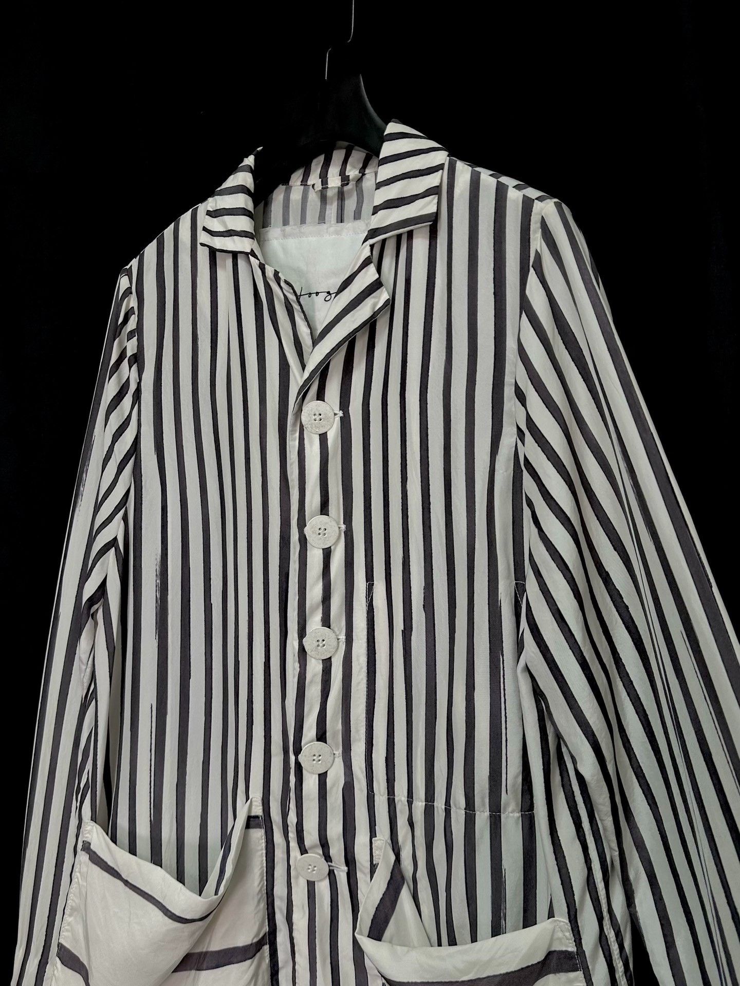 Toogood toogood Silk Hand-painted Striped Coat Size M / US 6-8 / IT 42-44 - 3 Thumbnail