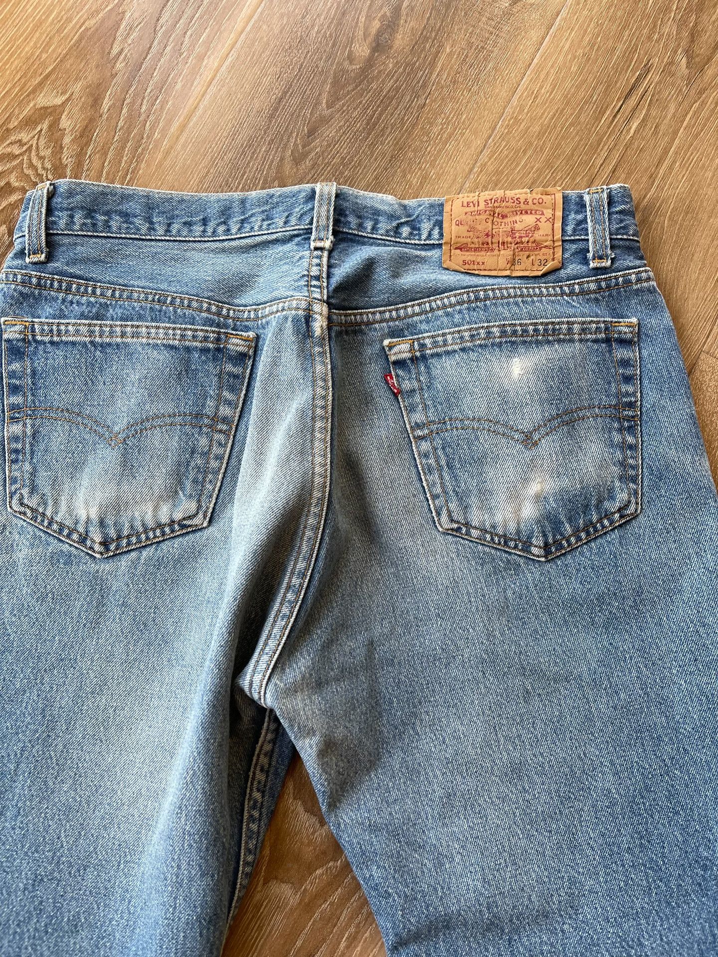 Other Vintage 90s Levi's 501 USA Size US 26 / EU 42 - 5 Thumbnail