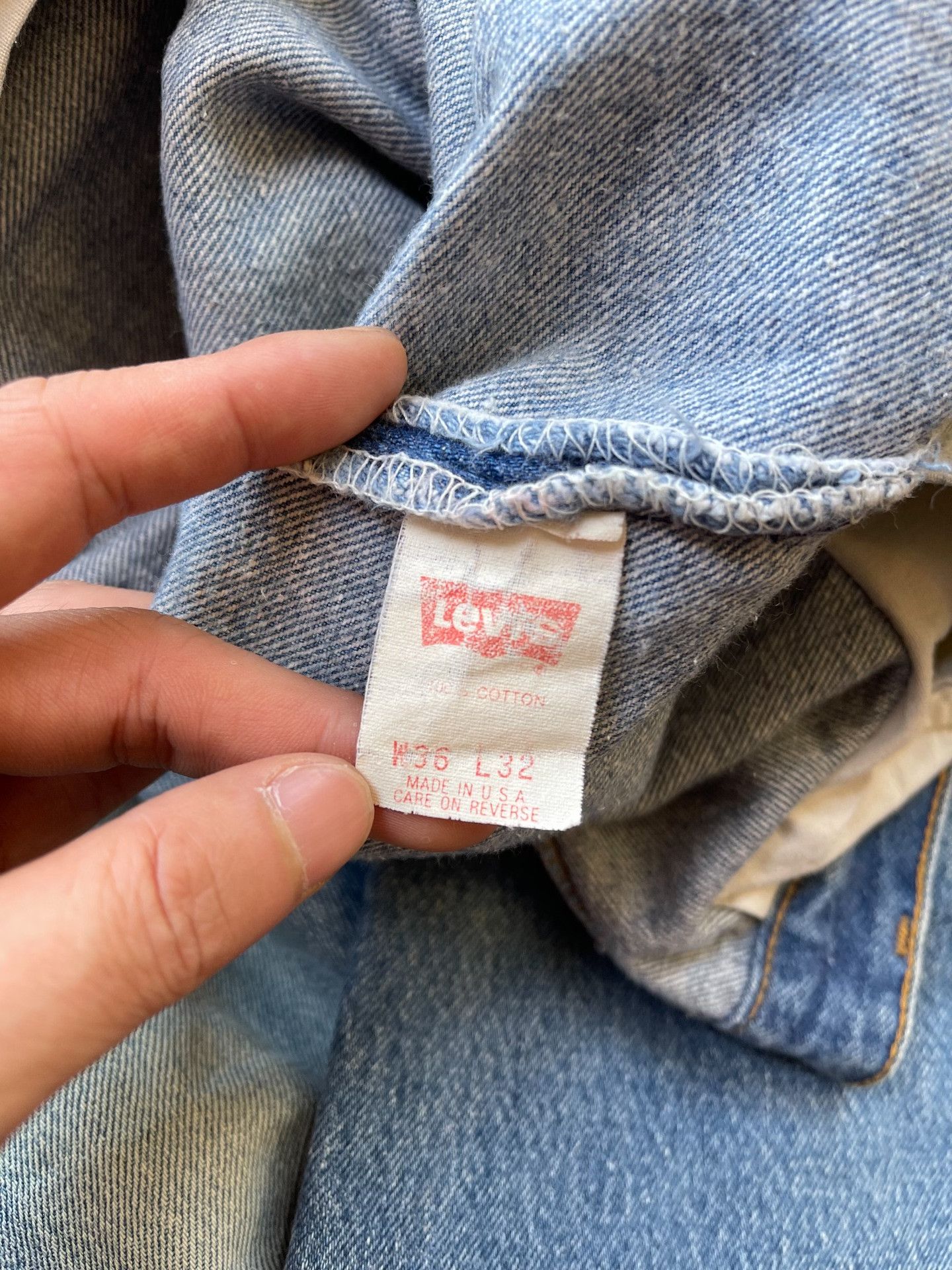 Other Vintage 90s Levi's 501 USA Size US 26 / EU 42 - 8 Thumbnail
