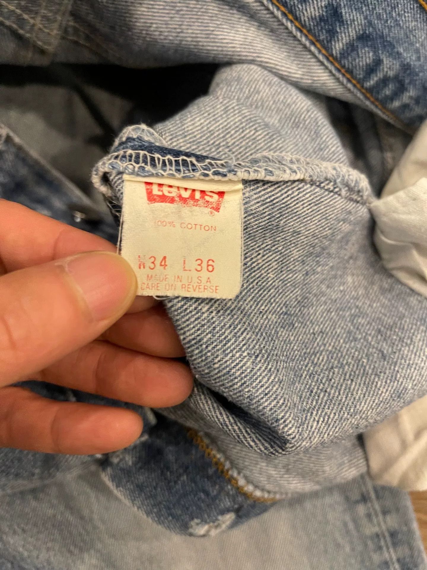 Other Vintage Levis 501 90s USA Size US 32 / EU 48 - 5 Thumbnail