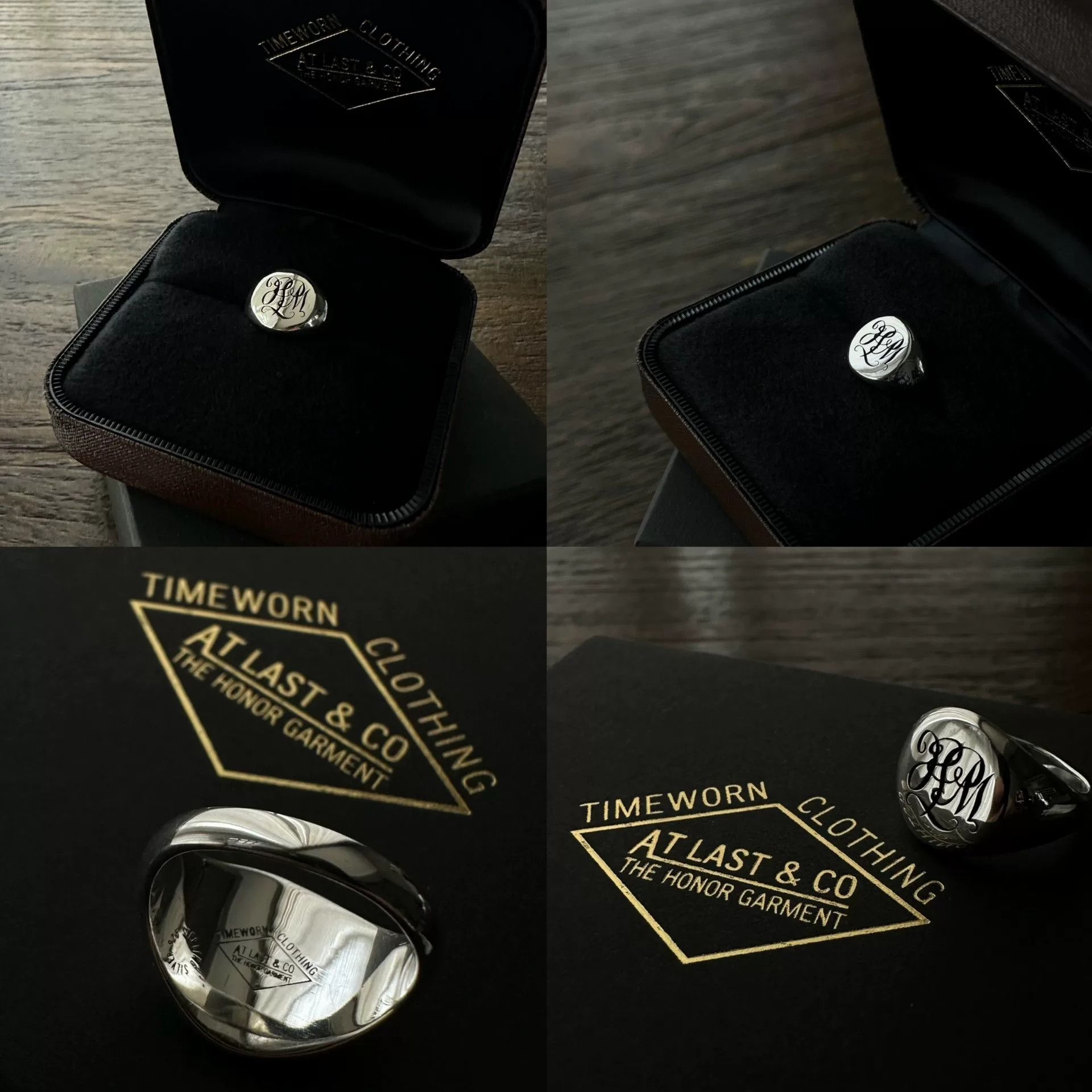 Other TWC Vintage Floral Script Sterling Silver Ring Size ONE SIZE - 2 Thumbnail