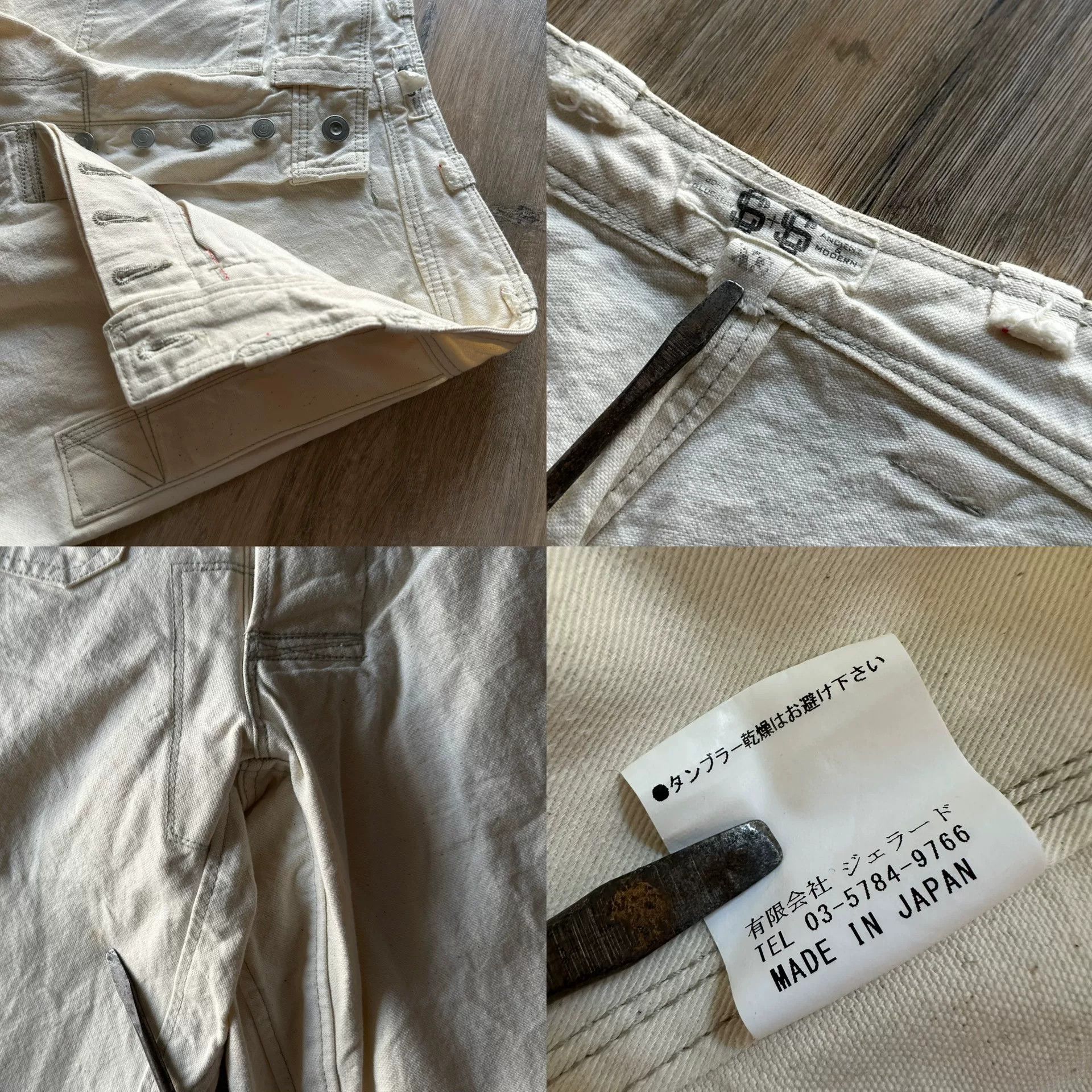 Other Jelado Net Maker's Vintage Wide-Leg Trousers Size 28" / US 6 / IT 42 - 5 Thumbnail