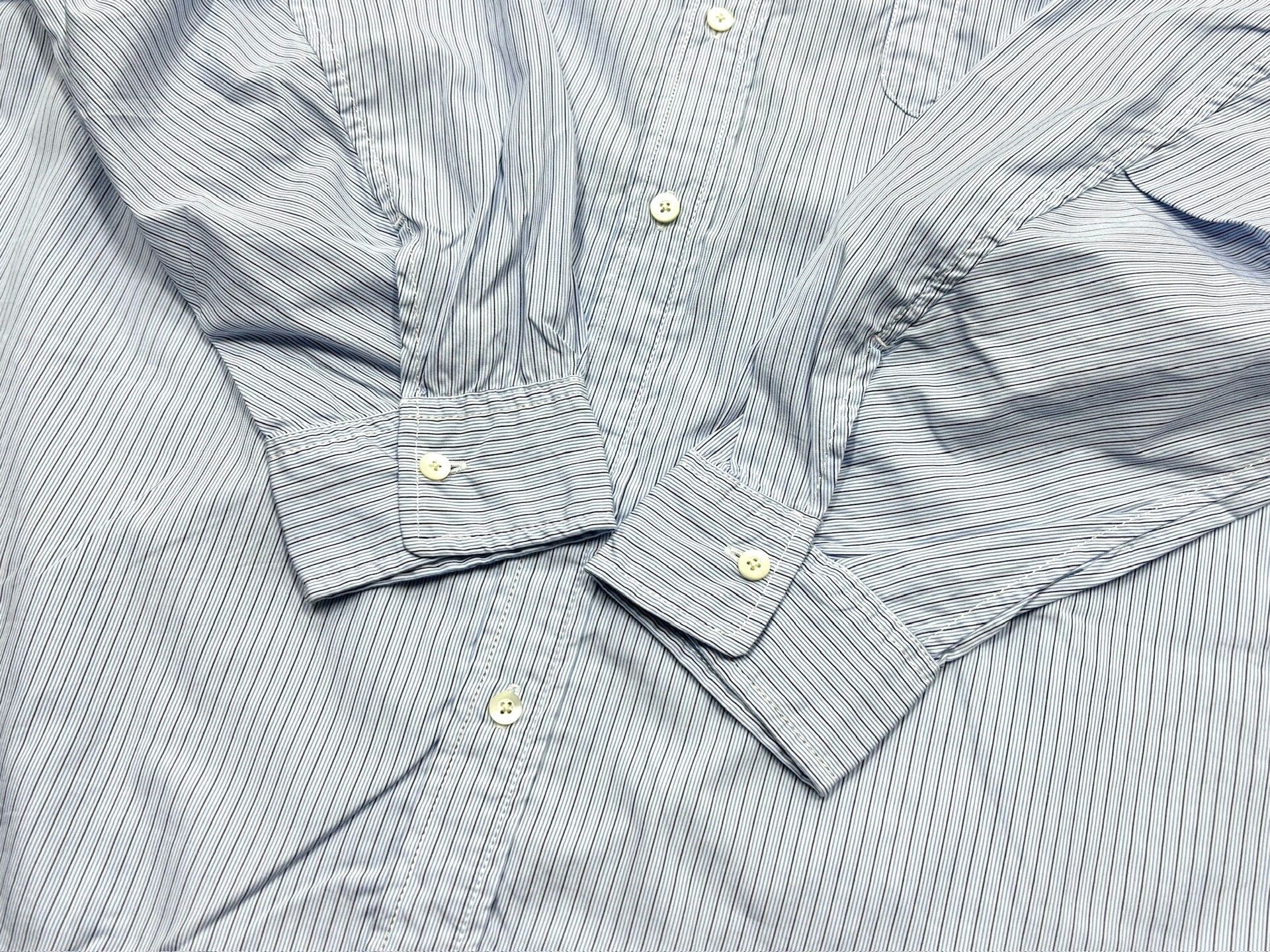 Other Oversized Blue Stripe Shirt Size US L / EU 52-54 / 3 - 5 Thumbnail