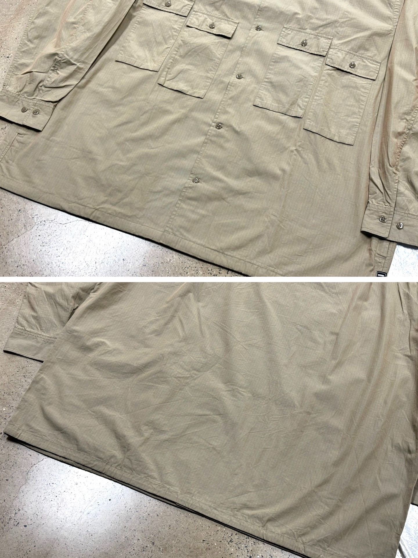 Other BROCHURE Oversized Khaki Flag Shirt Size US L / EU 52-54 / 3 - 6 Thumbnail