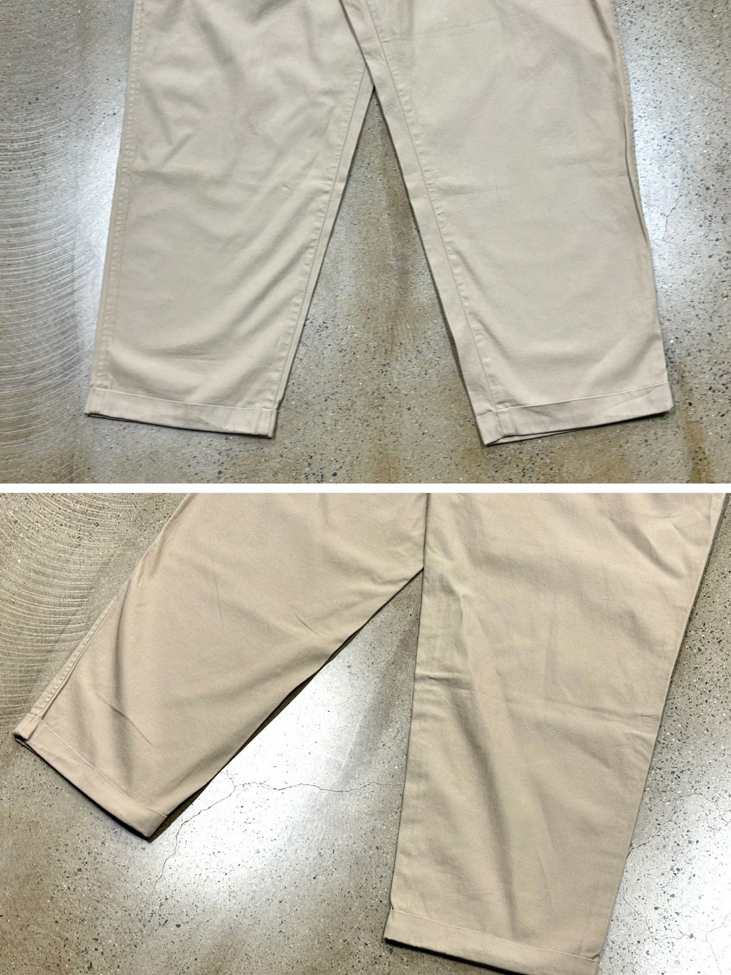 Other Loose Fit Beige Chino Pants Size US 26 / EU 42 - 7 Thumbnail