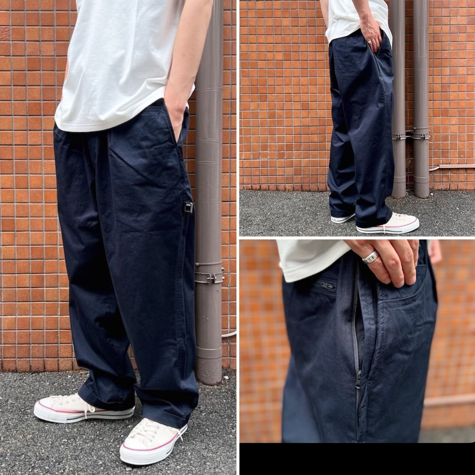 Other Brochure 1P Chino Pants L Navy Size US 32 / EU 48 - 2 Thumbnail