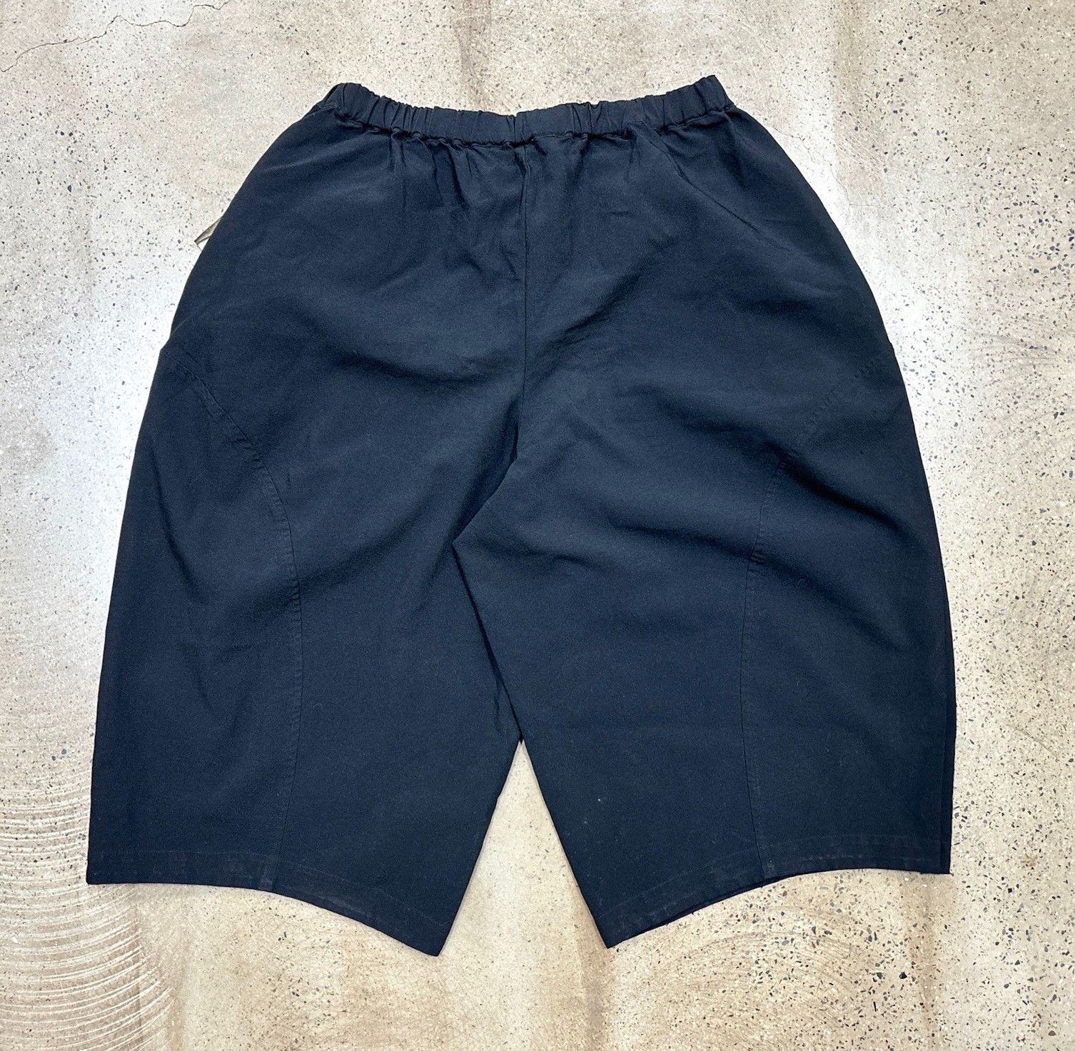Comme des Garcons CDG Comme Des Garçons Black Wide-Leg Cropped Pants Size US 30 / EU 46 - 2 Thumbnail