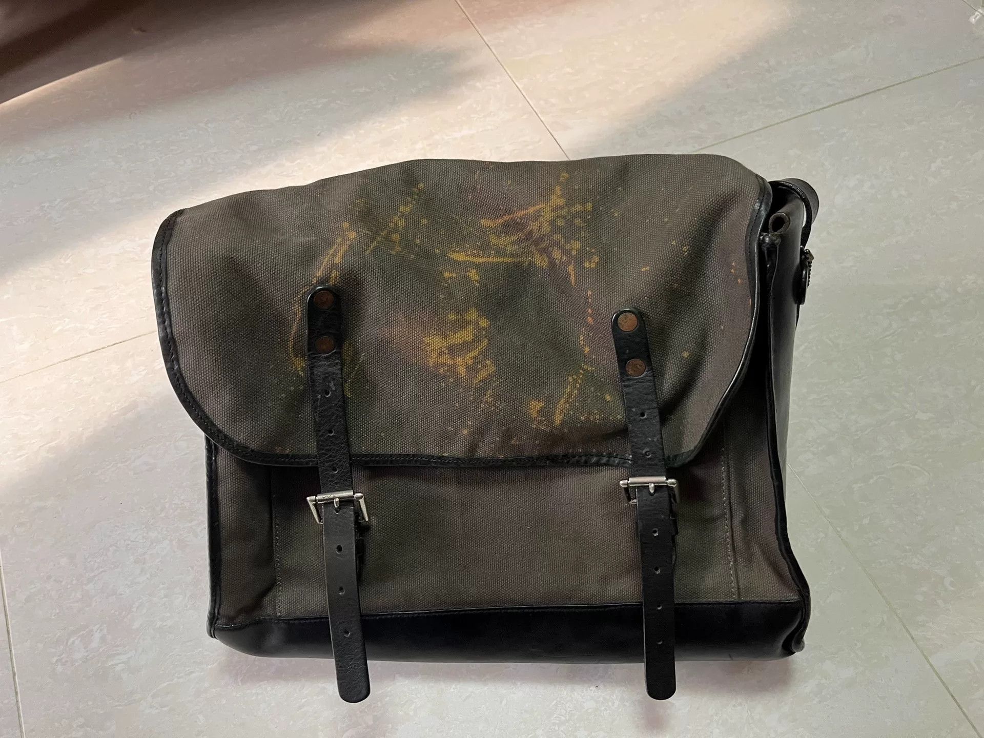 Other HTC Canvas Leather Patchwork Crossbody Bag Size ONE SIZE - 3 Thumbnail