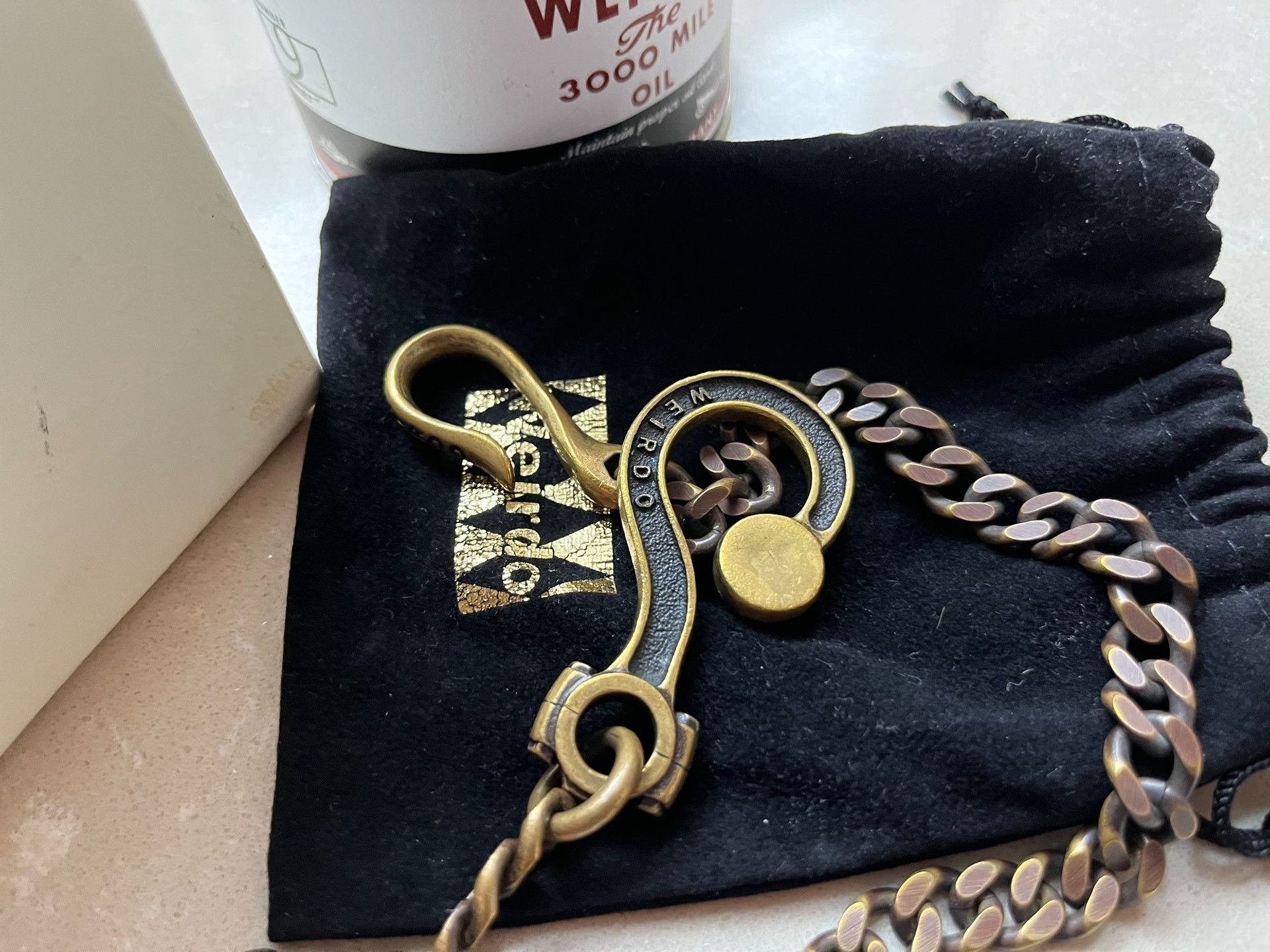 Other Weirdo Brass Pants Wallet Chain Size ONE SIZE - 3 Thumbnail
