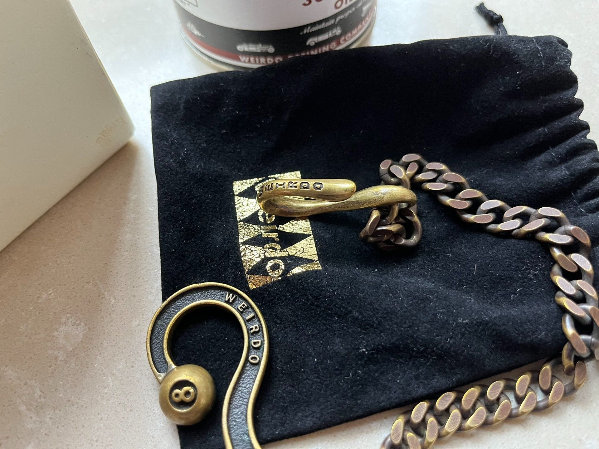 Other Weirdo Brass Pants Wallet Chain Size ONE SIZE - 5 Thumbnail