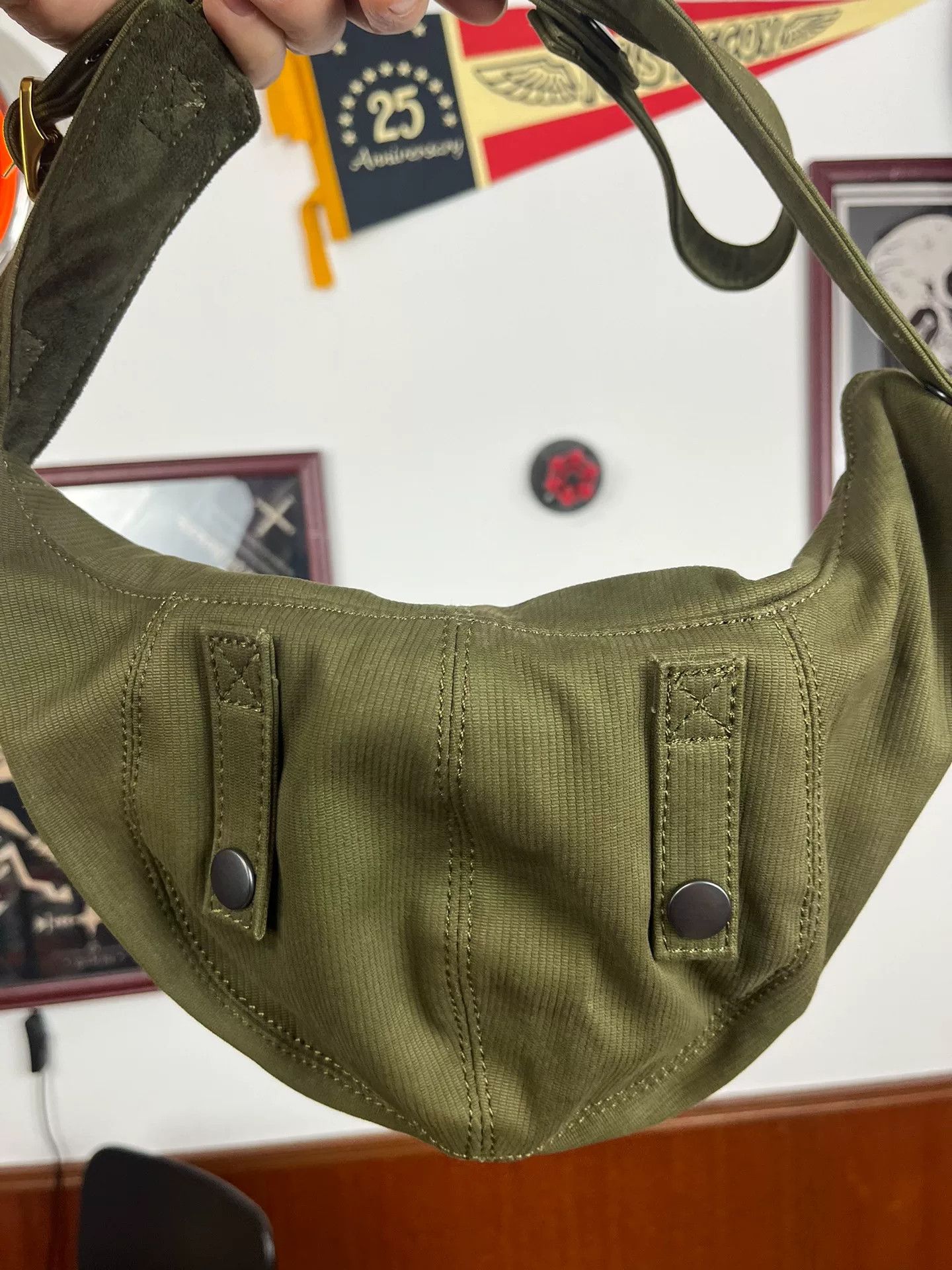Other Olive Green N1 Twill Shoulder Bag Size ONE SIZE - 2 Thumbnail