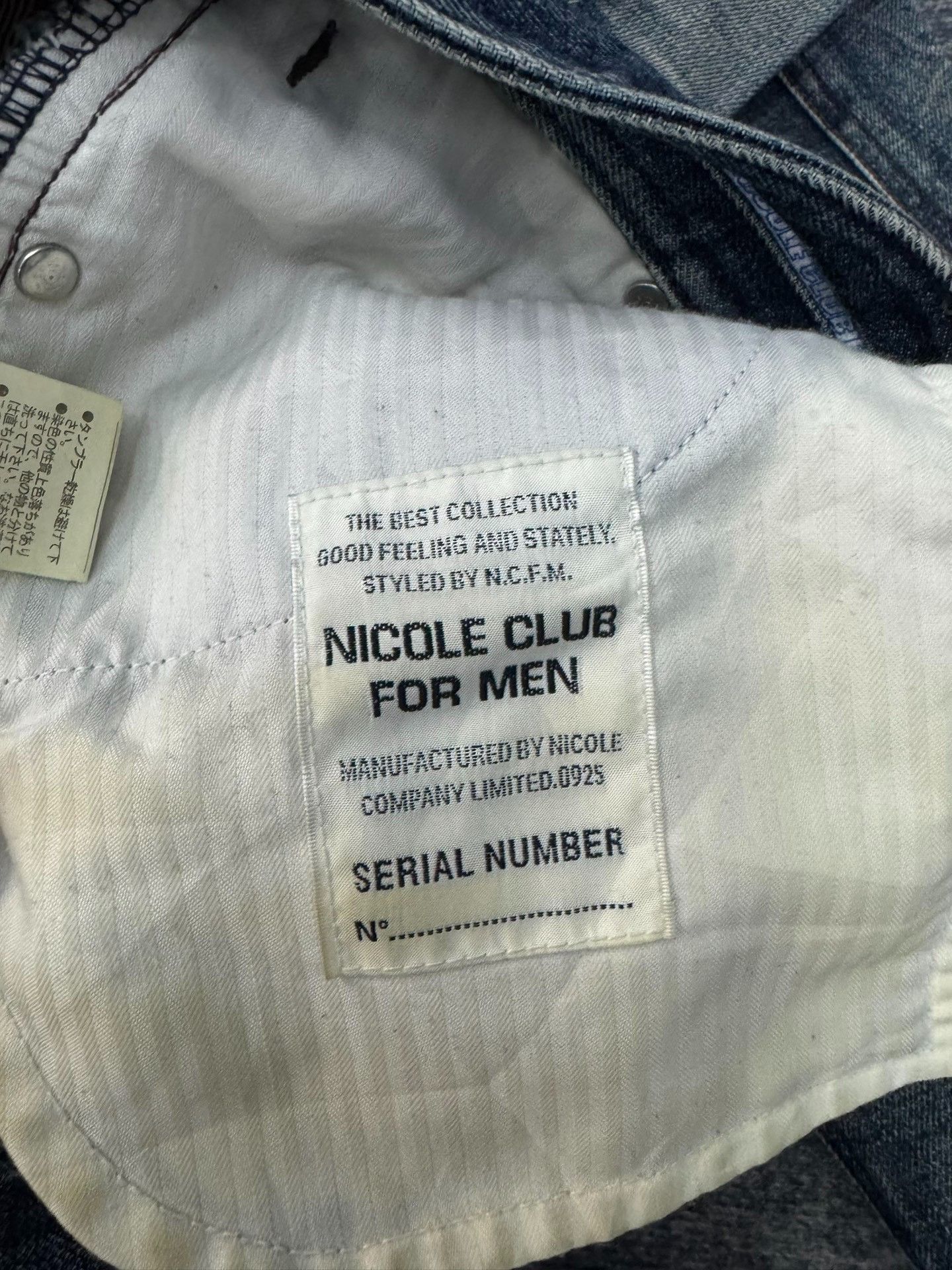 Vintage Vintage NICOLE CLUB Japanese Washed Retro Blue Jeans Size US 31 - 5 Thumbnail