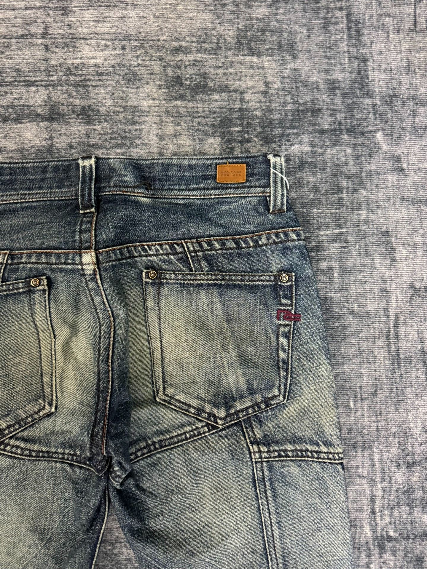 Vintage Vintage NICOLE CLUB Japanese Washed Retro Blue Jeans Size US 31 - 7 Thumbnail