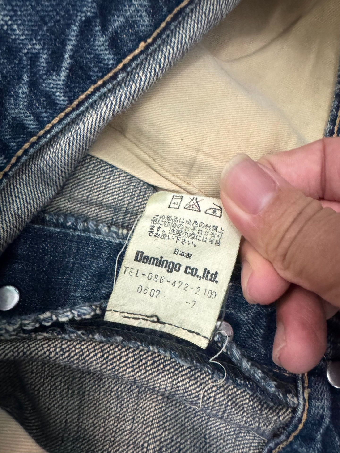 Vintage Vintage Omnigod Japanese Washed Selvedge Jeans Size US 31 - 5 Thumbnail