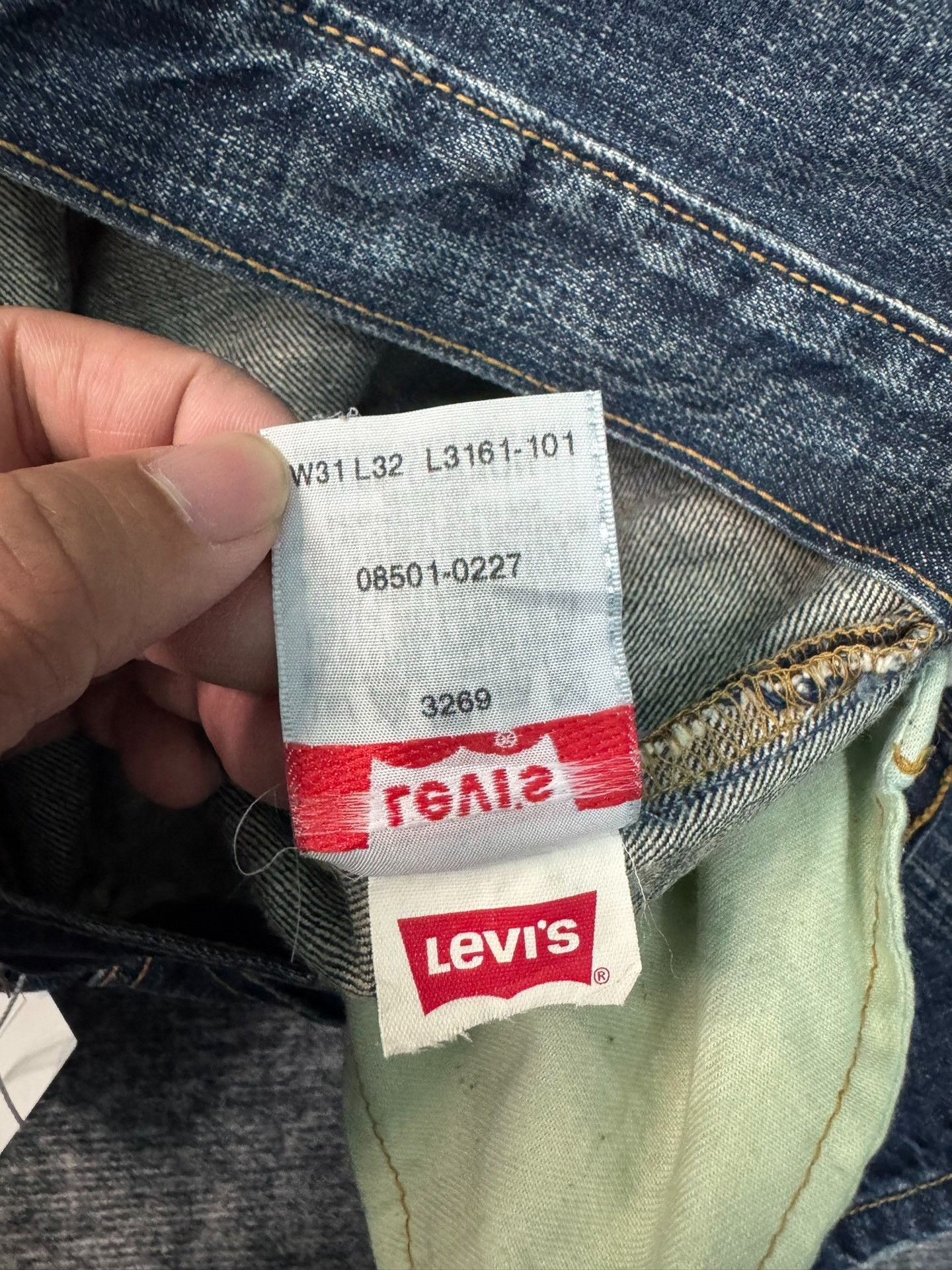 Levi's Vintage Levi's 501 00s Jeans Size US 31 - 4 Thumbnail