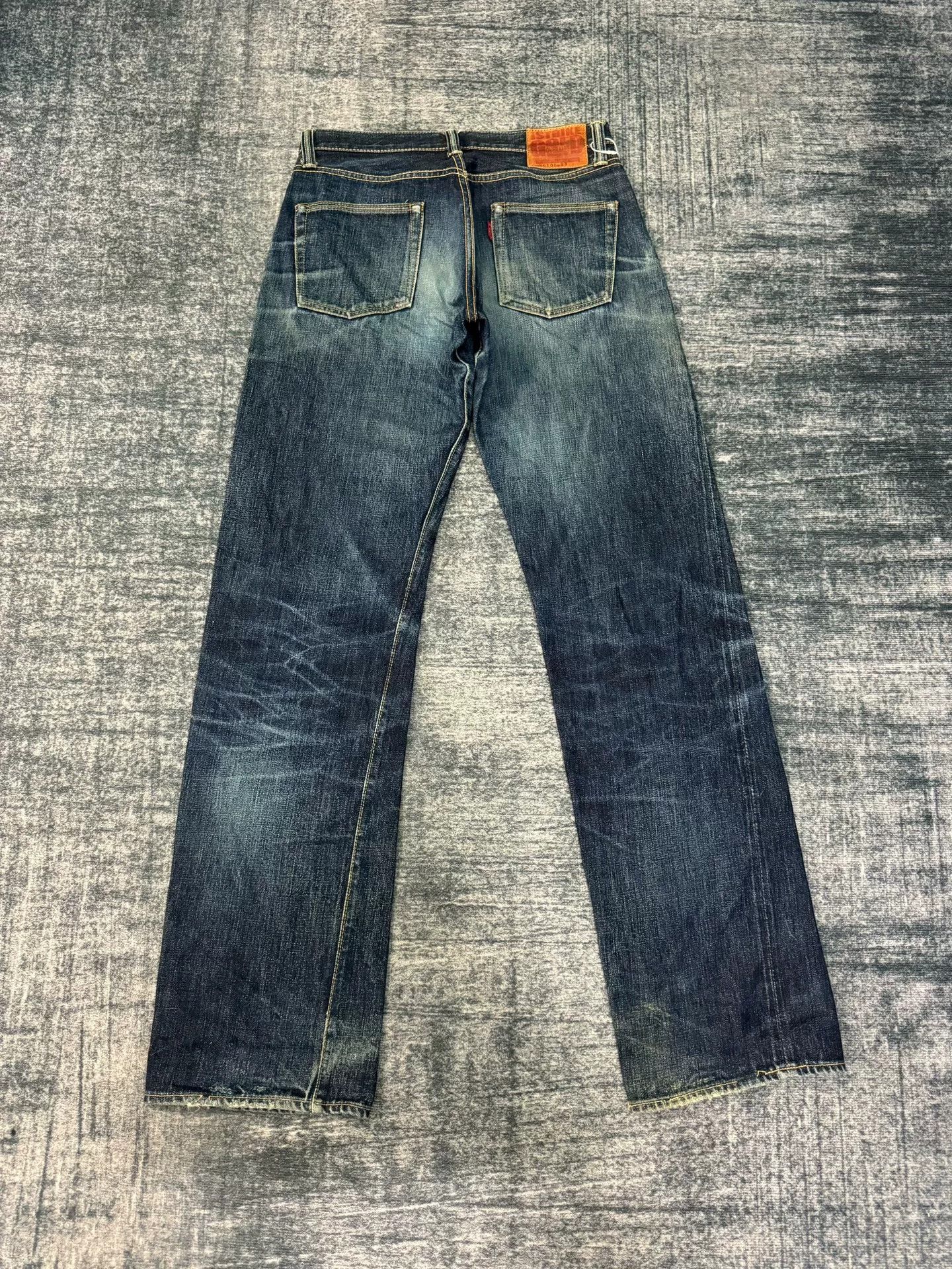 Vintage Vintage The Strike Gold SG101 Retro Blue Jeans Size US 31 - 7 Thumbnail