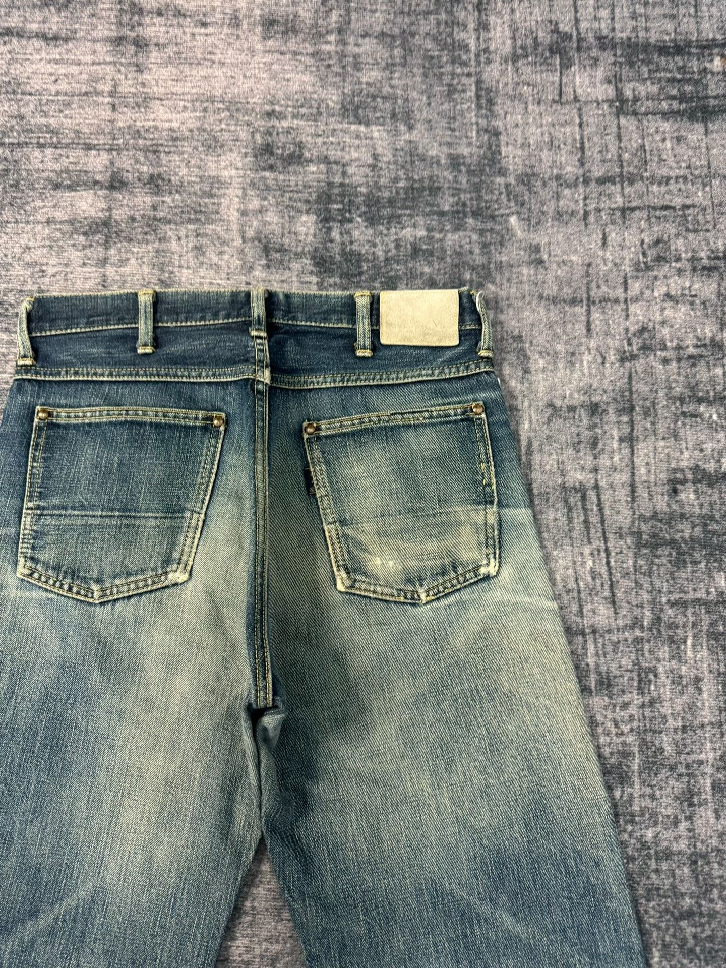 Vintage Vintage ABAHOUSE 00s Washed Blue Jeans Size US 31 - 7 Thumbnail
