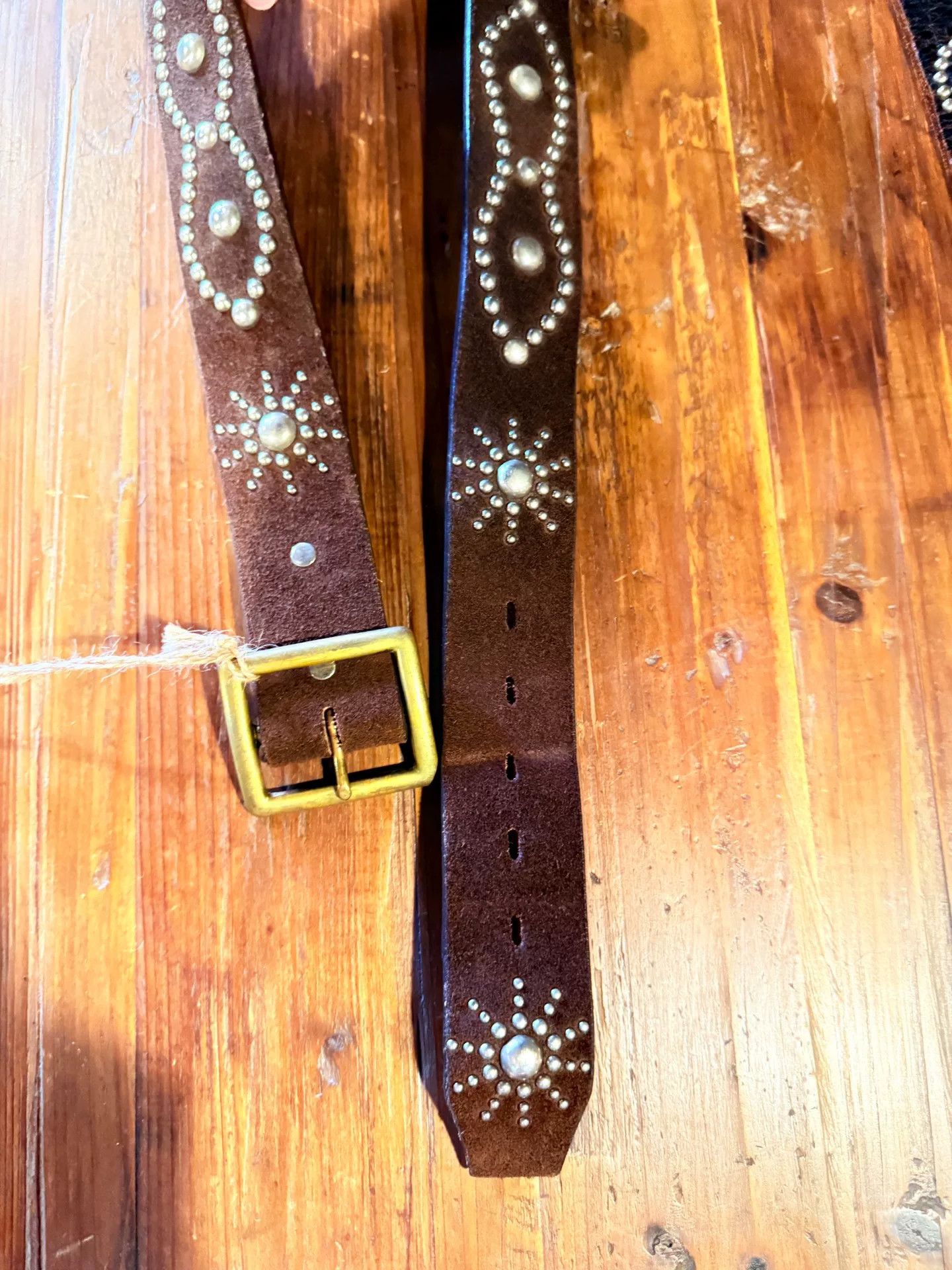 Other HTC Brown Suede Belt Size 34 Size ONE SIZE - 2 Thumbnail