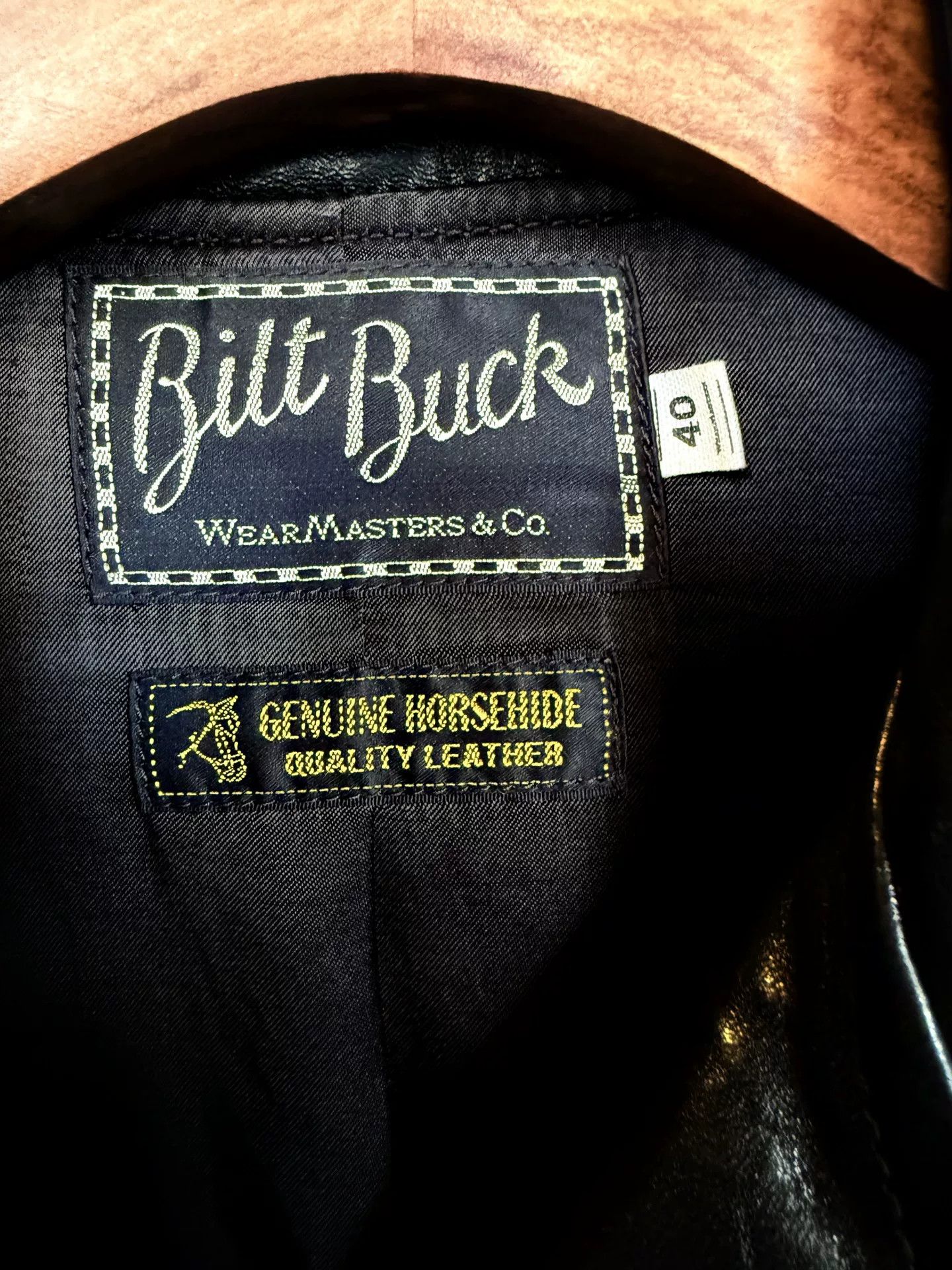 Other Bill Buck Leather Moto Jacket Size US XXS / EU 40 - 3 Thumbnail