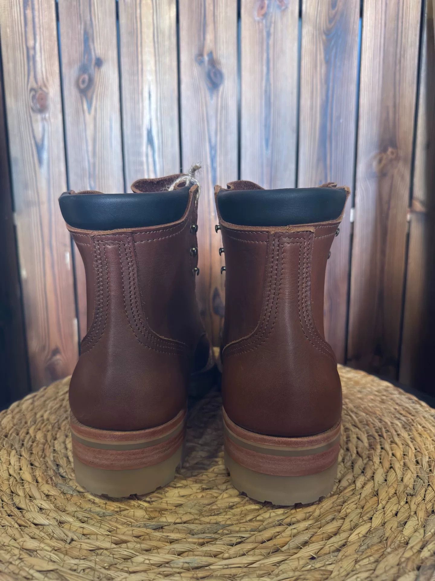 Other Nick's Brown Retro Work Boots Size US 7 / EU 40 - 5 Thumbnail