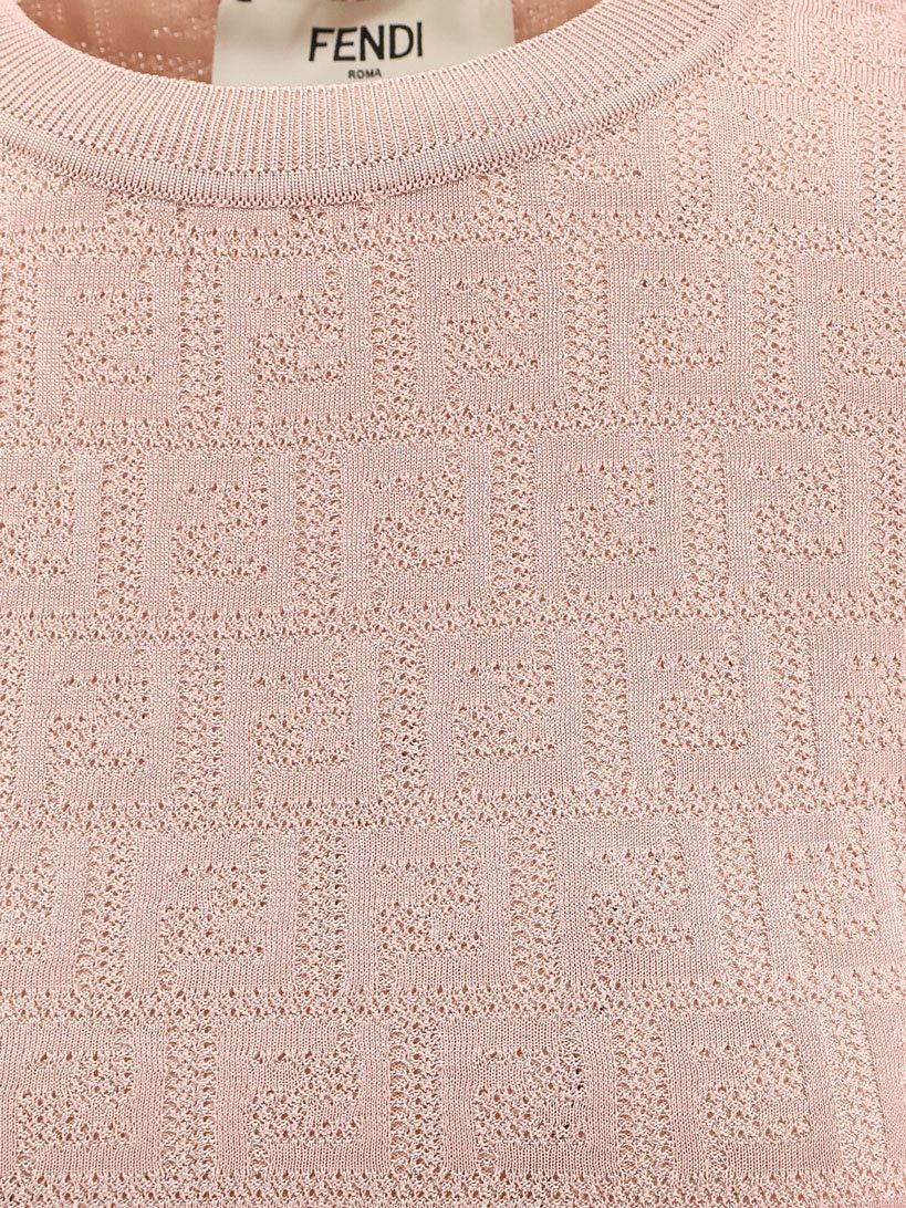 Fendi Ff Cotton And Viscose Dress Size XS / US 0-2 / IT 36-38 - 5 Thumbnail