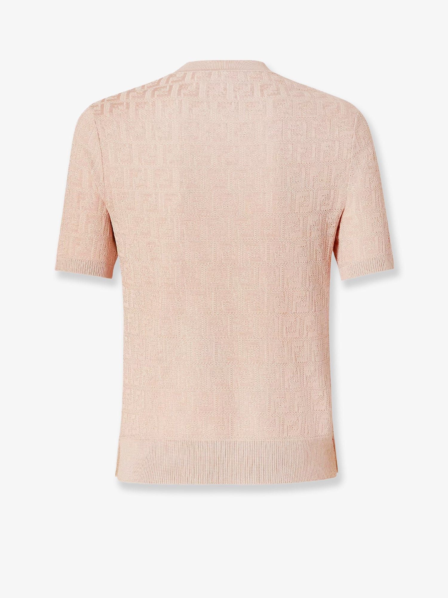 Fendi Ff Cotton And Viscose Sweater Size XS / US 0-2 / IT 36-38 - 2 Thumbnail