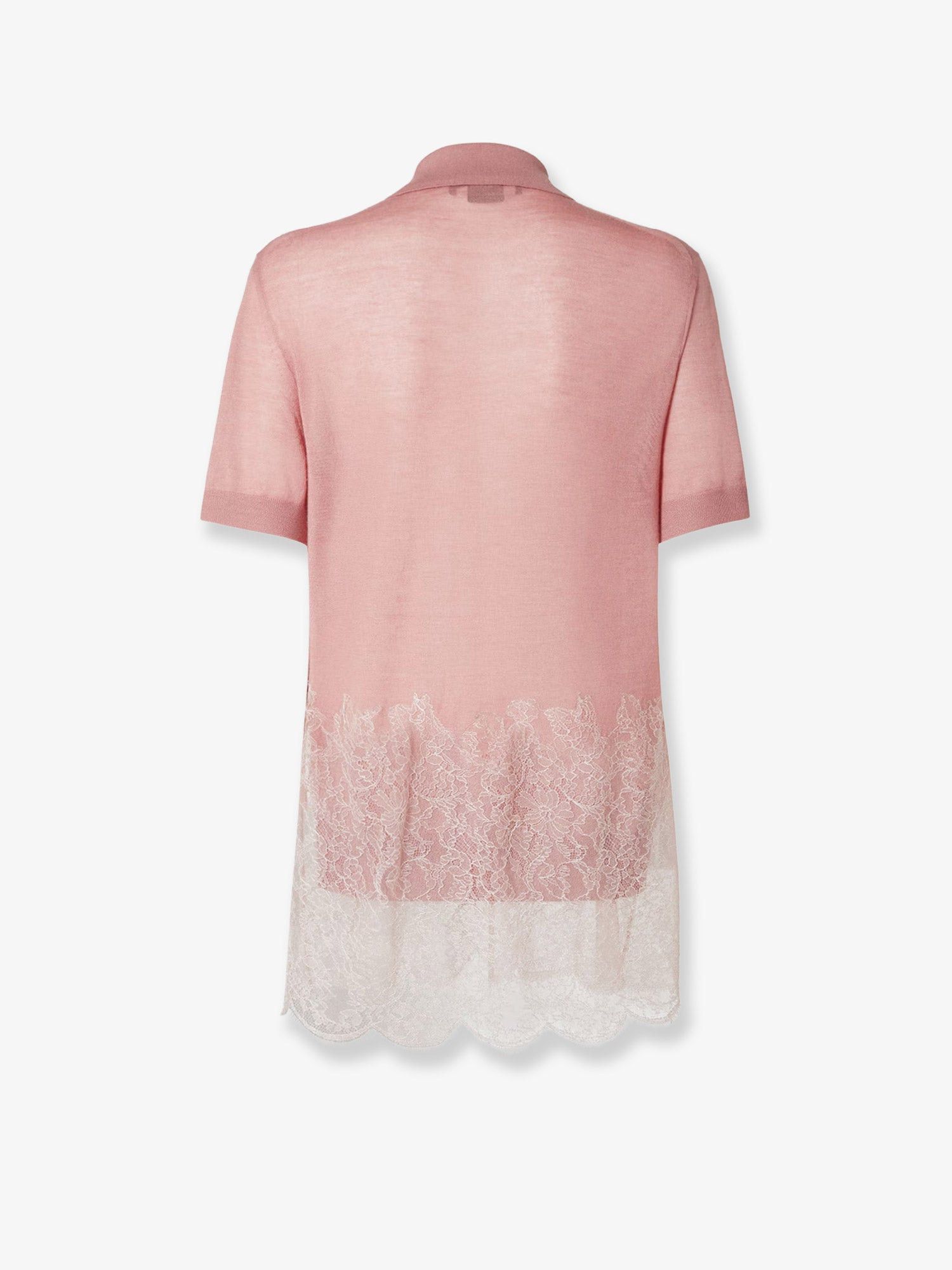 Fendi Lingerie Cashmere And Silk Polo Shirt Size M / US 6-8 / IT 42-44 - 2 Thumbnail