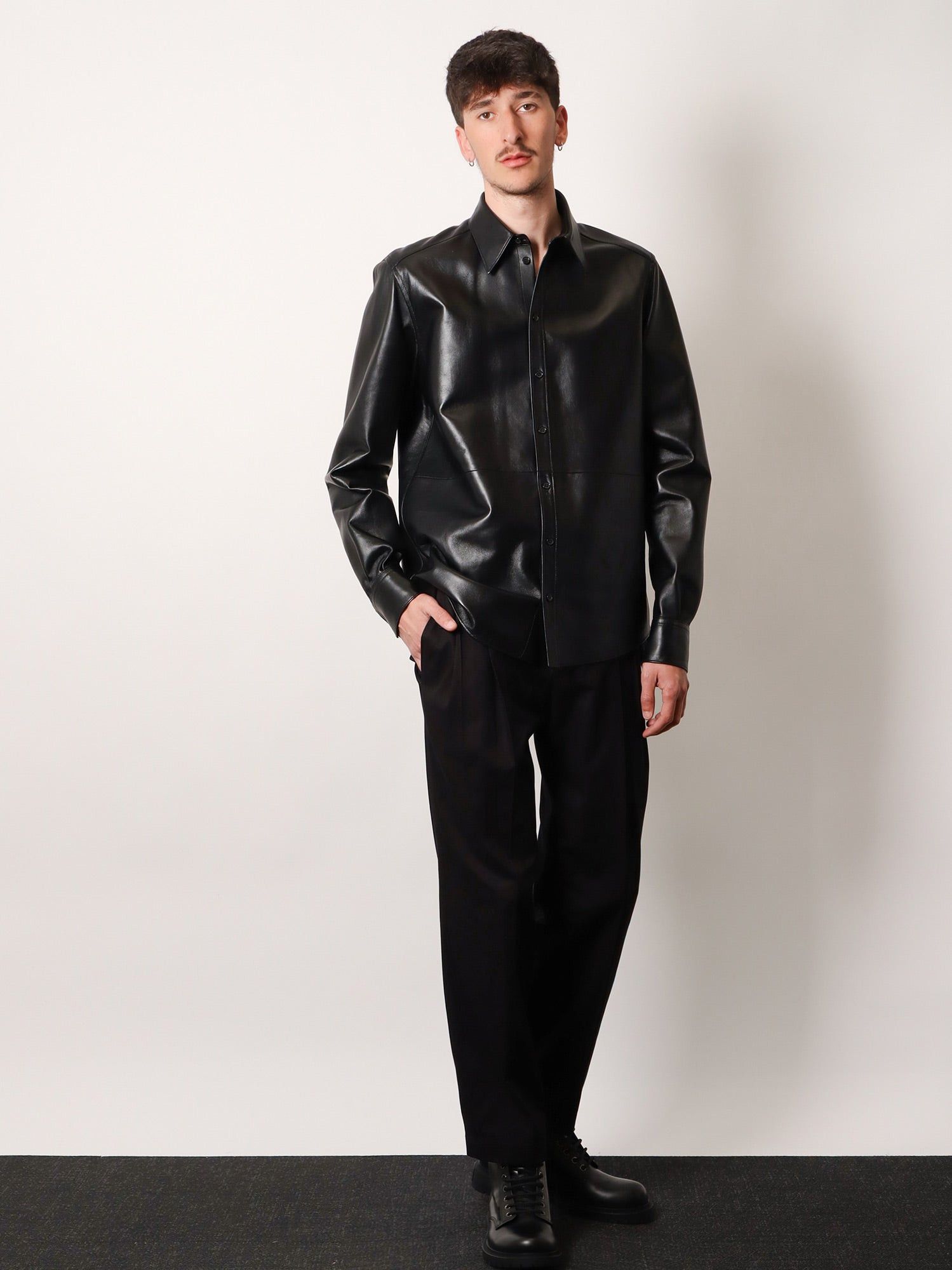Dolce & Gabbana Leather Shirt/Jacket Size US L / EU 52-54 / 3 - 4 Thumbnail