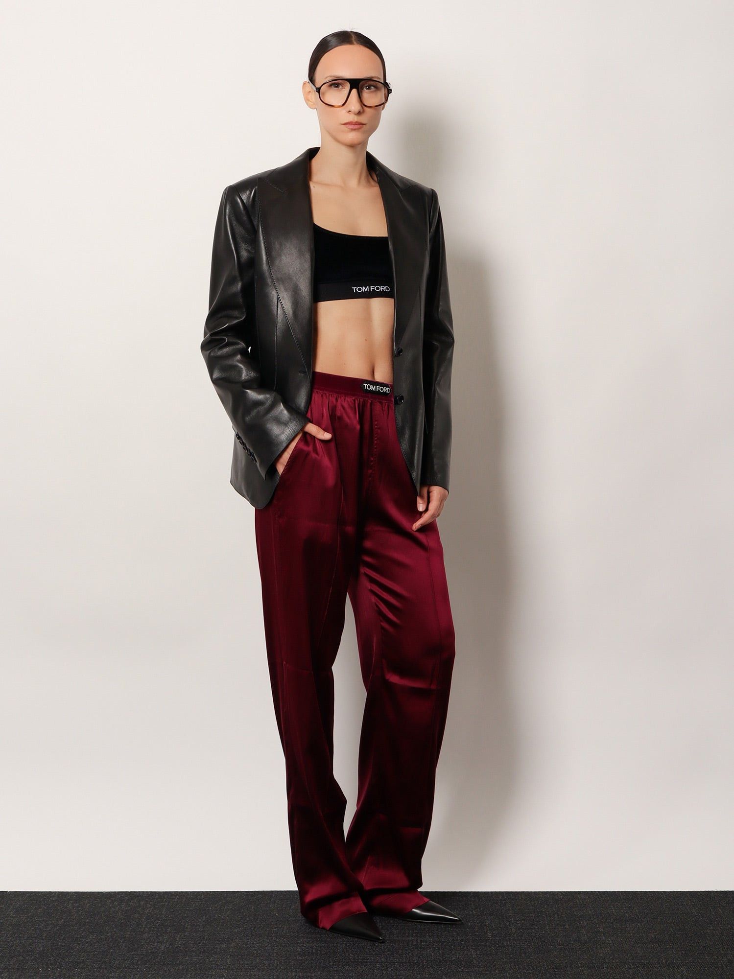 Tom Ford Leather Blazer Size S / US 4 / IT 40 - 4 Thumbnail
