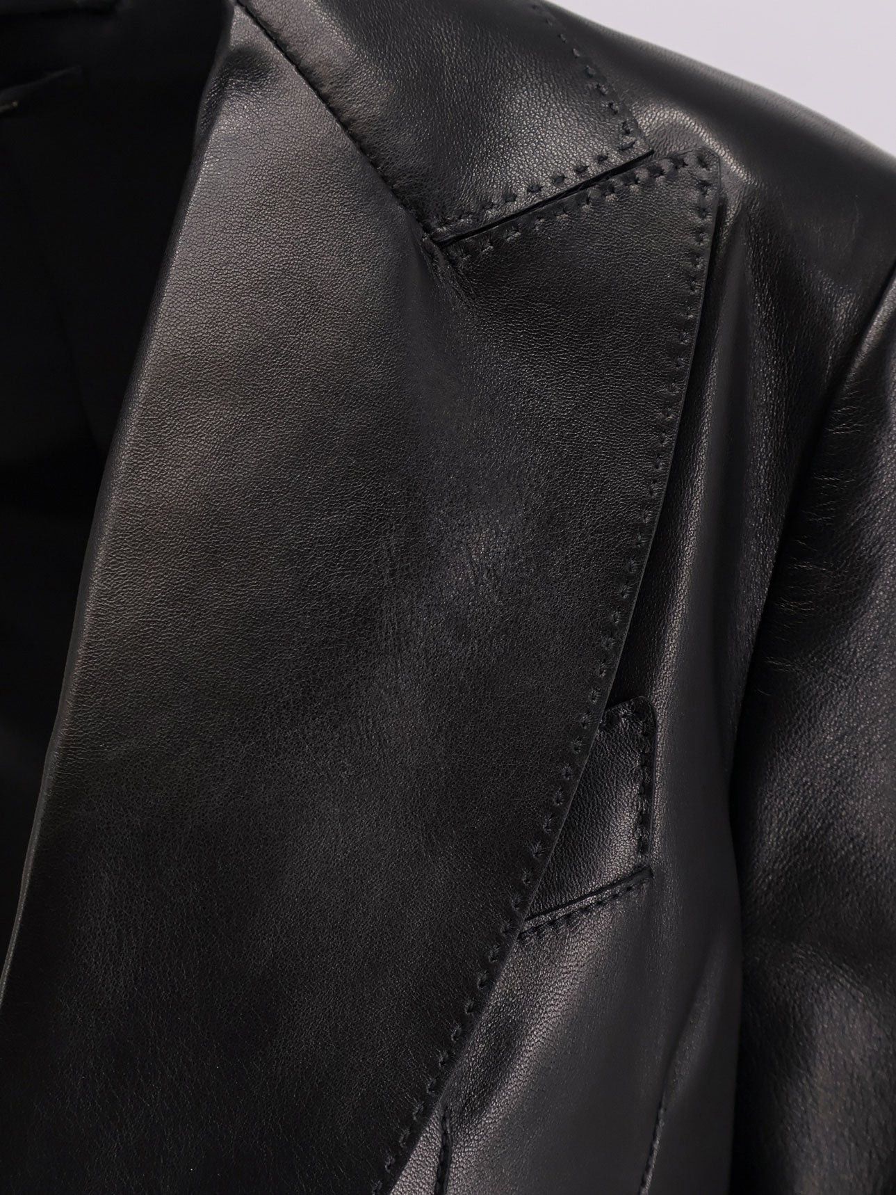 Tom Ford Leather Blazer Size S / US 4 / IT 40 - 3 Thumbnail