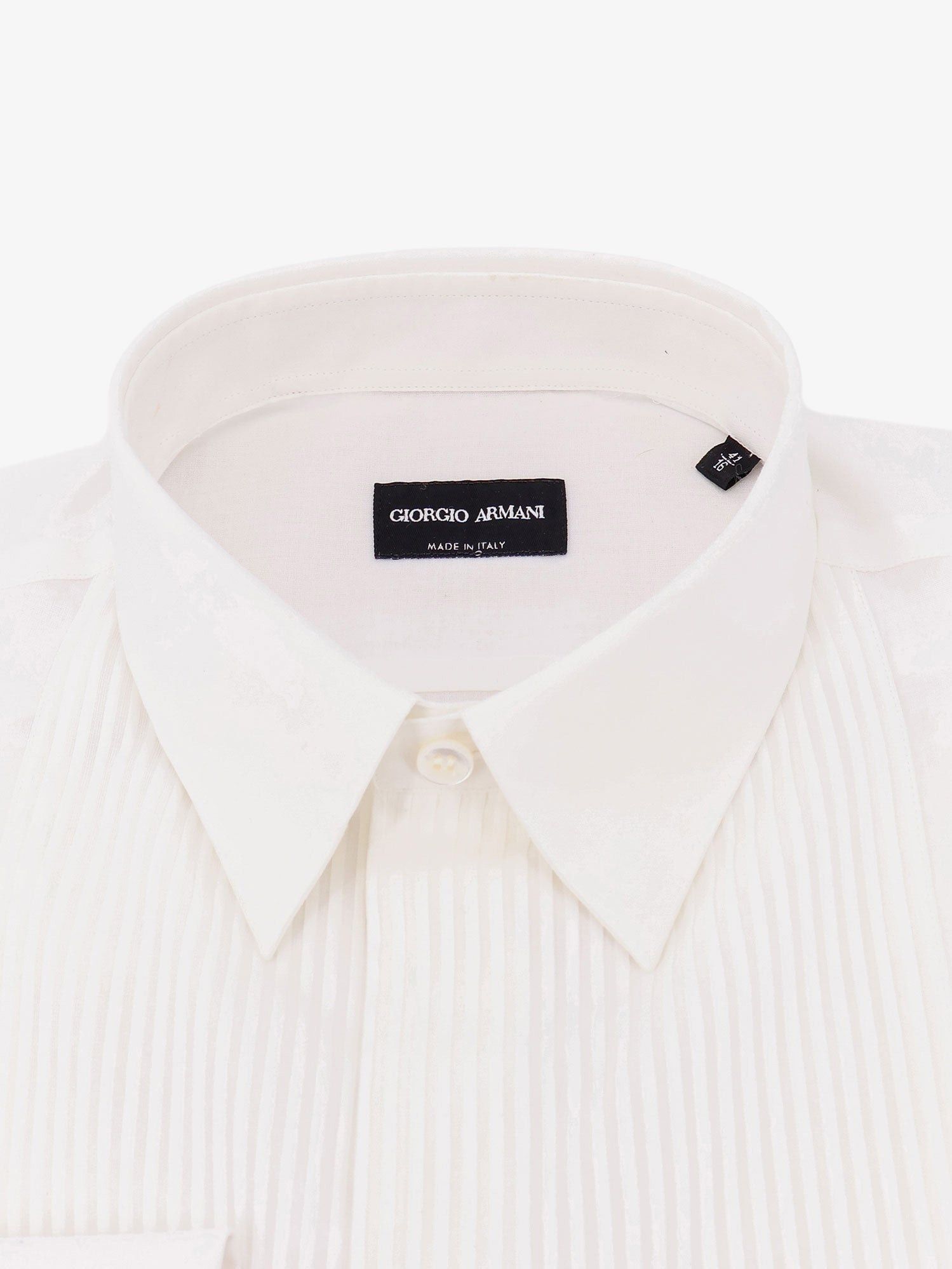 Giorgio Armani Cotton Shirt Size US M / EU 48-50 / 2 - 2 Thumbnail
