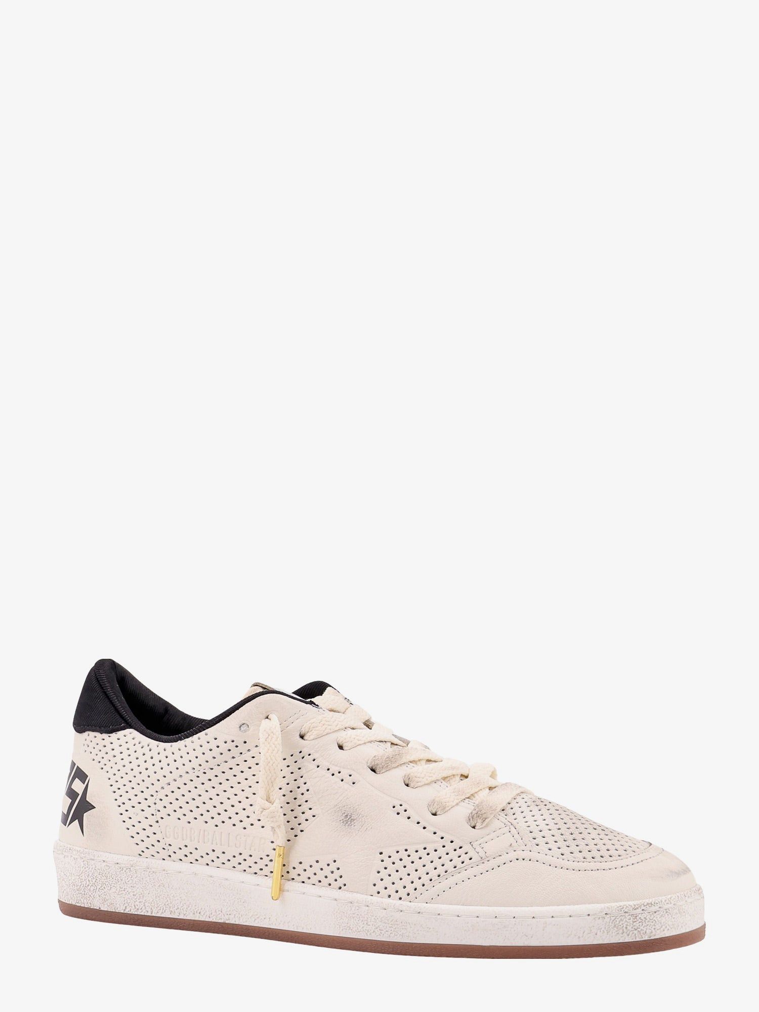 Golden Goose Hf Ball Star Perforated Leather Sneakers Size US 7 / EU 40 - 3 Thumbnail