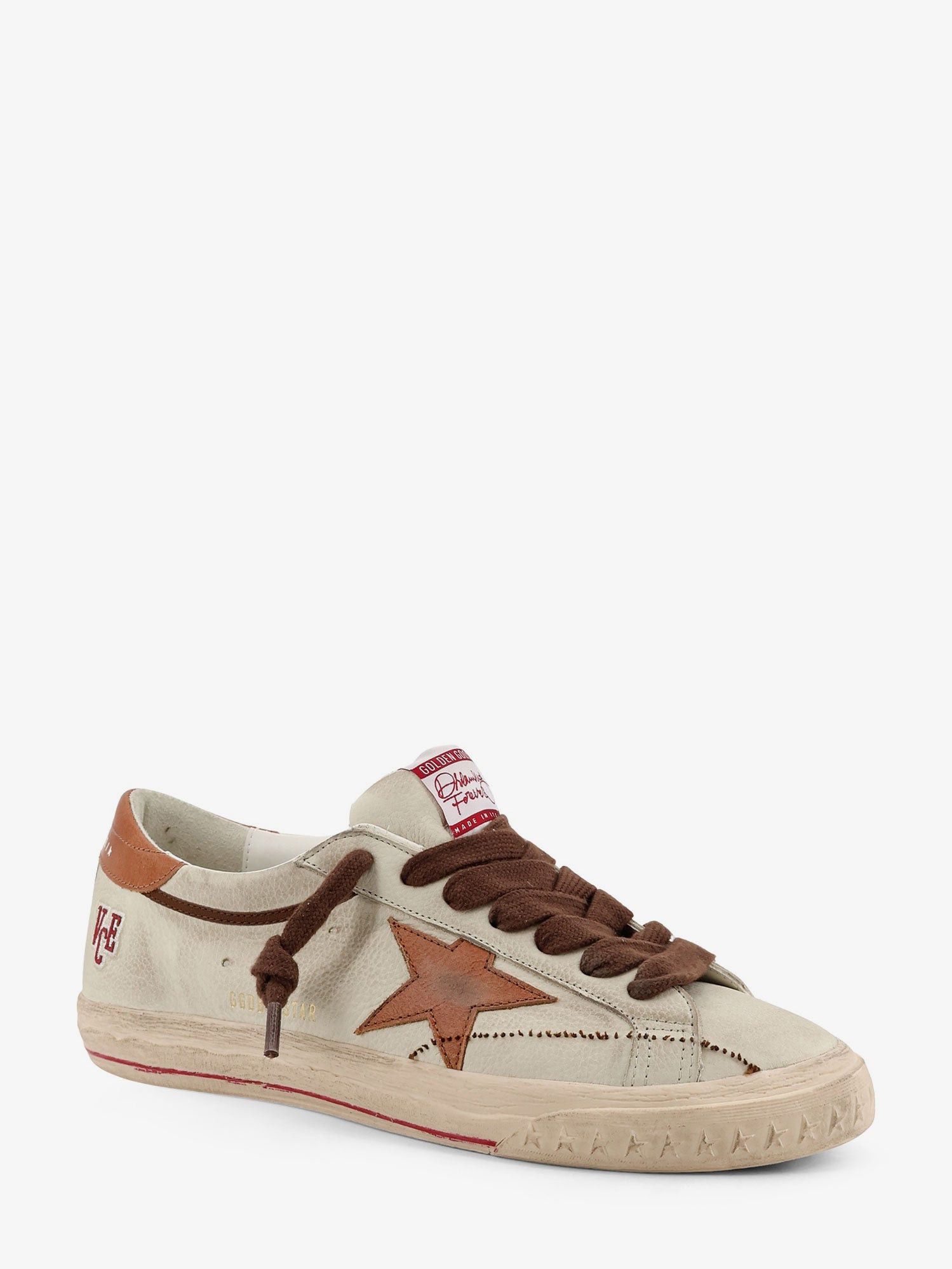 Golden Goose Super Star Leather Sneakers With Logo On The Side Size US 11 / EU 44 - 2 Thumbnail