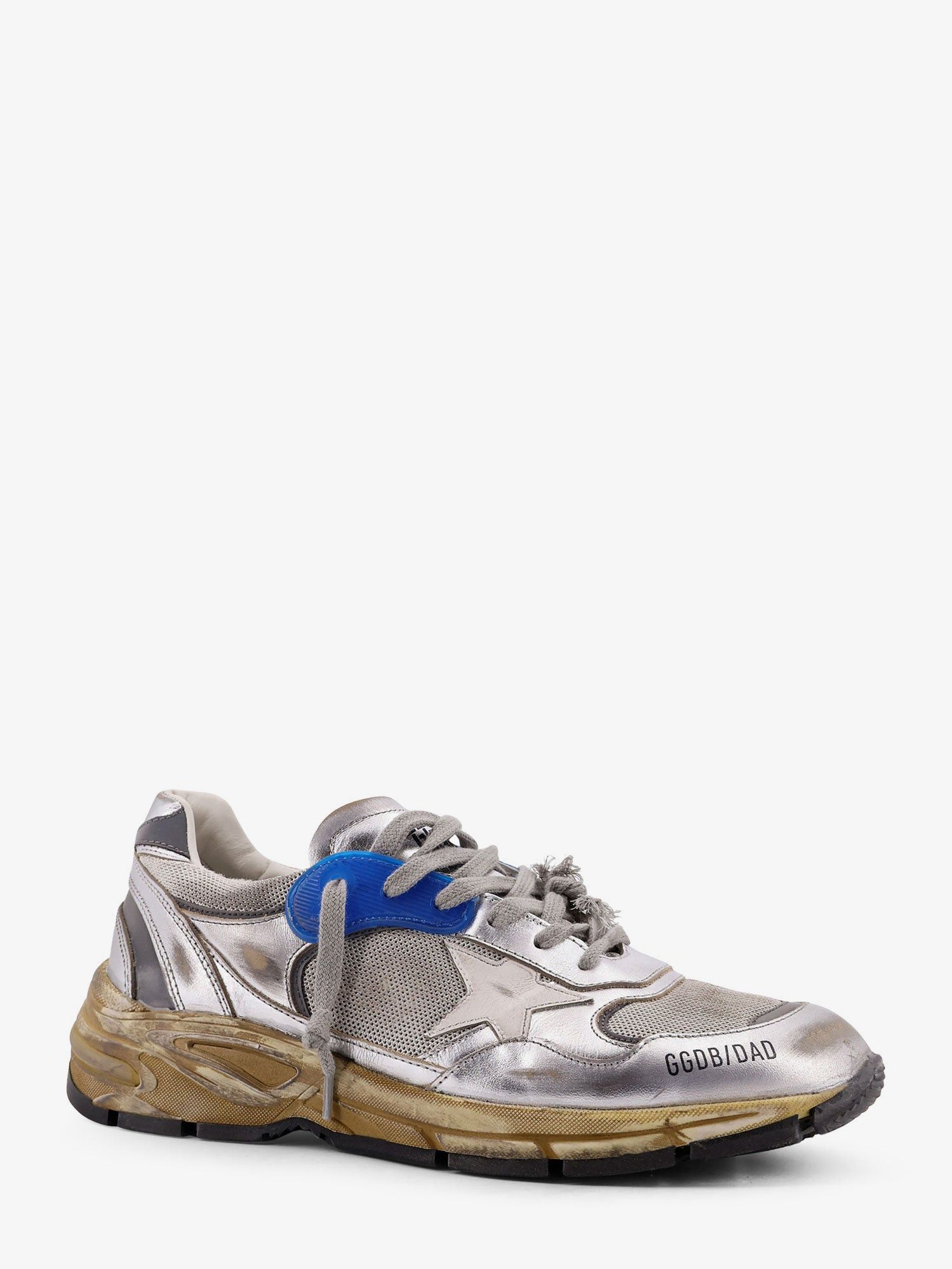 Golden Goose Mesh And Leather Sneakers With Side Logo Size US 7 / EU 40 - 2 Thumbnail