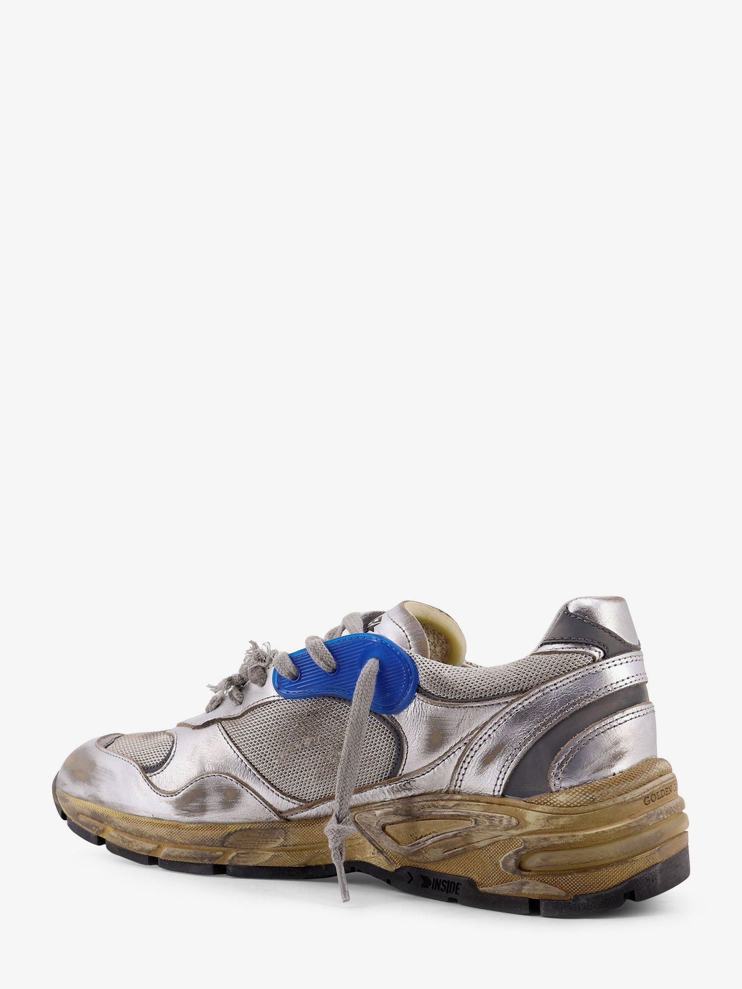 Golden Goose Mesh And Leather Sneakers With Side Logo Size US 10 / EU 43 - 3 Thumbnail