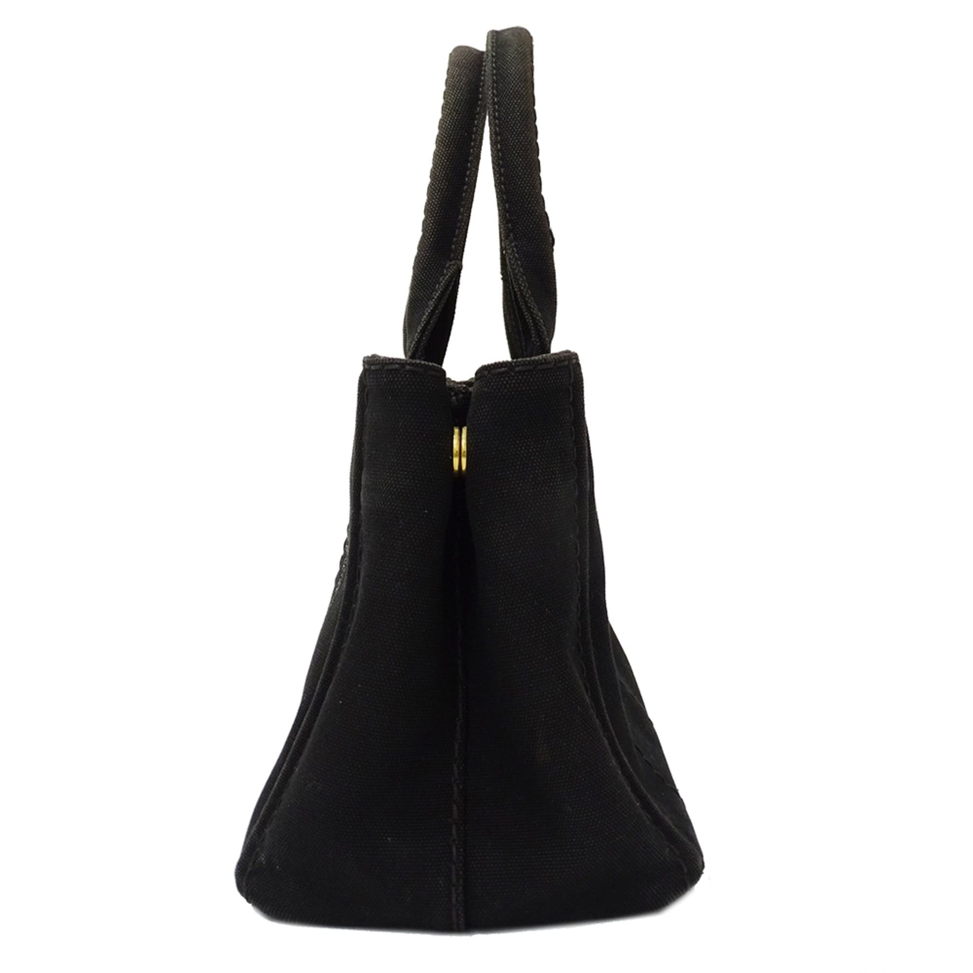 Prada Prada handbag for women, brand handbag, Canapa Mini canvas, black, 1BG439 black Size ONE SIZE - 4 Thumbnail